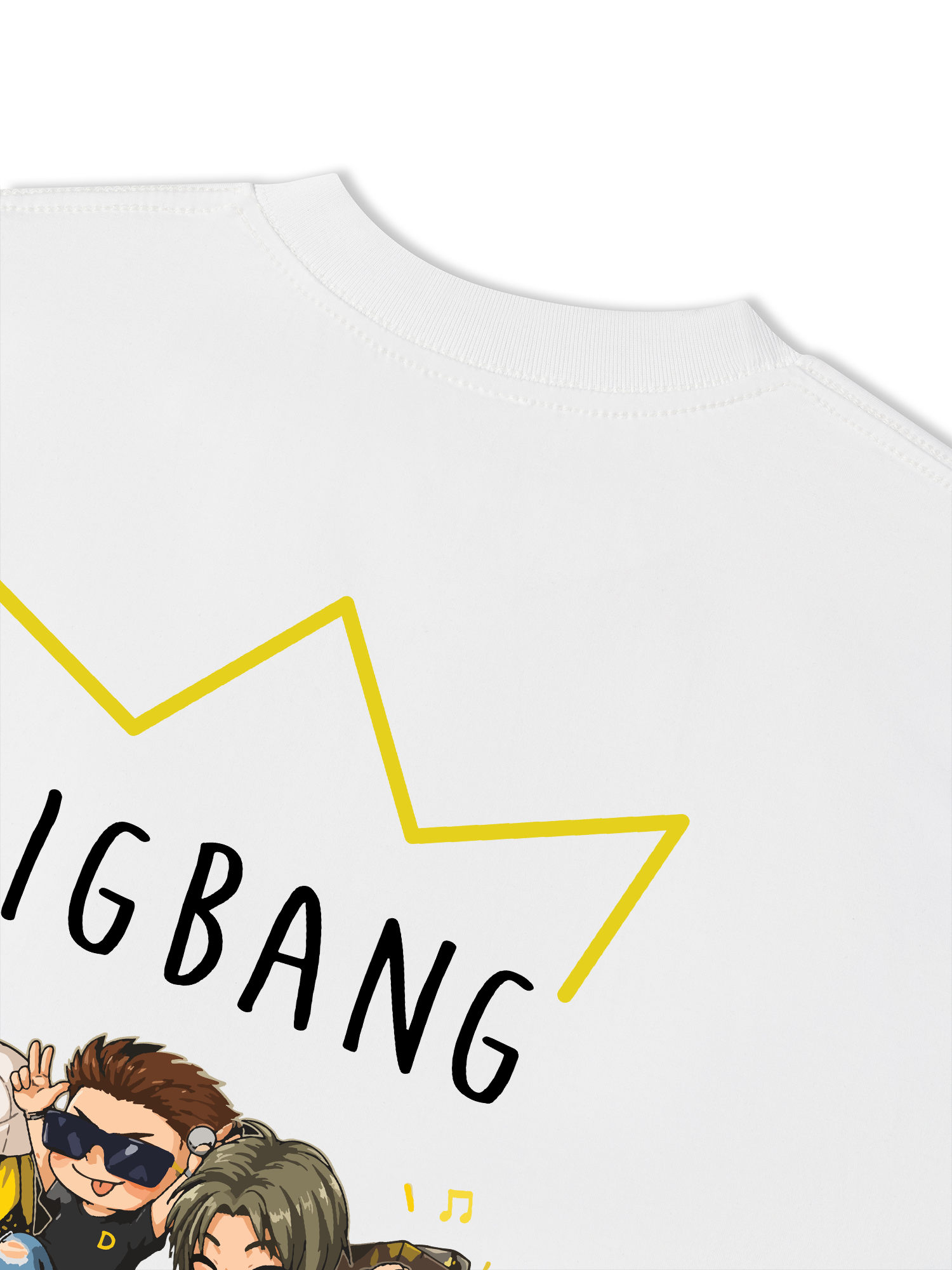 Áo Thun Relaxed Fit Idols Big Bang Chibi Concert