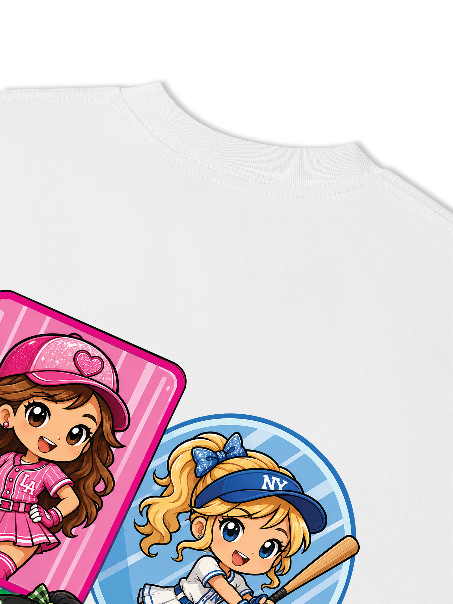 Áo Thun Relaxed Fit Baseball PowerGirl
