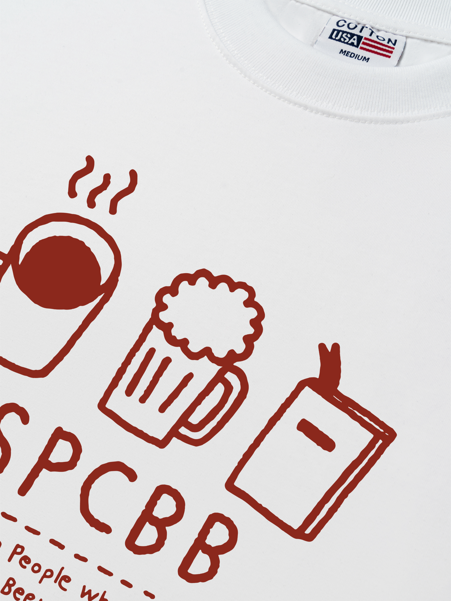 Áo Thun Relaxed Fit Daily Cup Selfish People Who Love Coffee Beer And Book