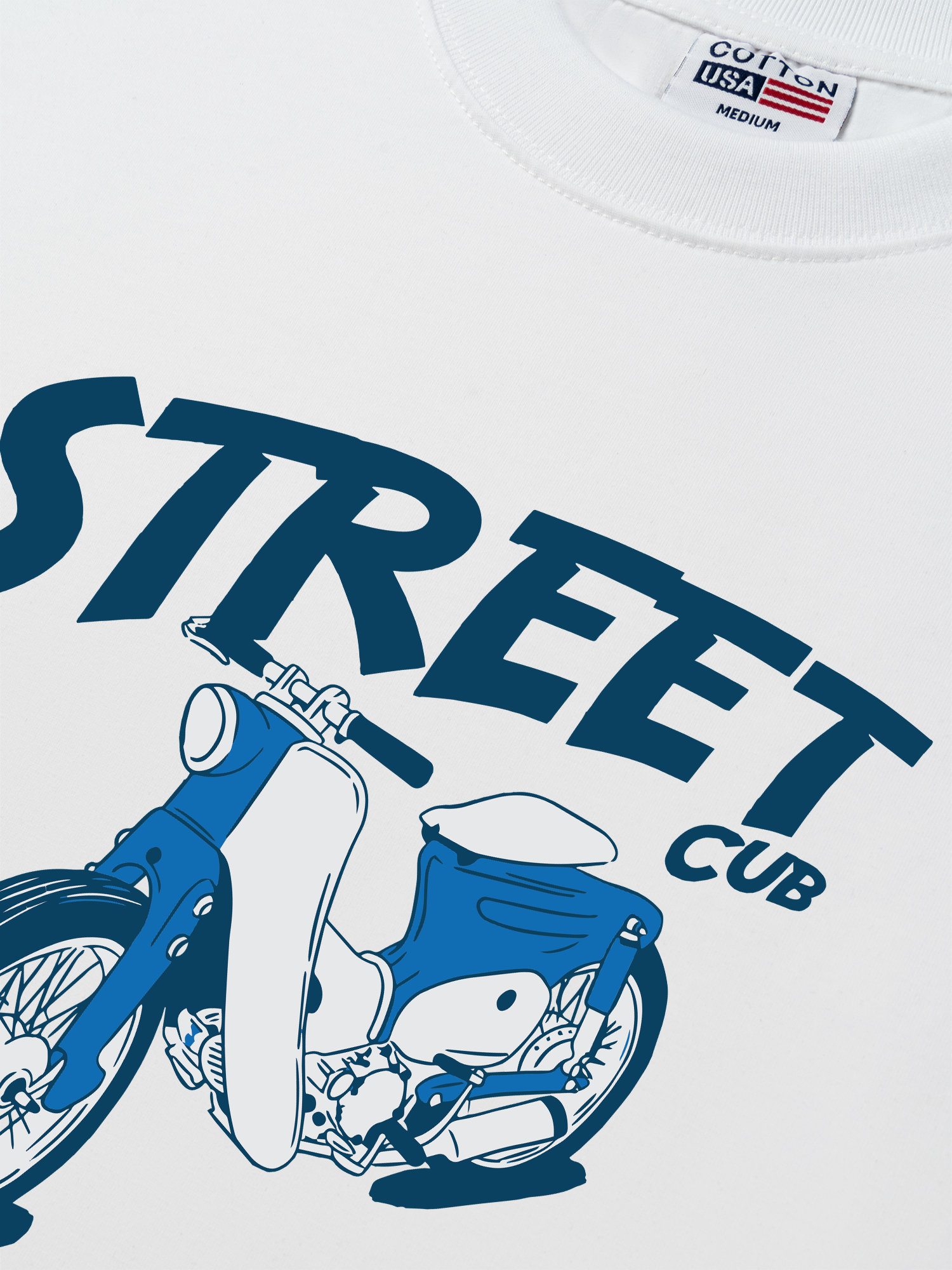 Áo Thun Relaxed Fit Motorbike Street Cub