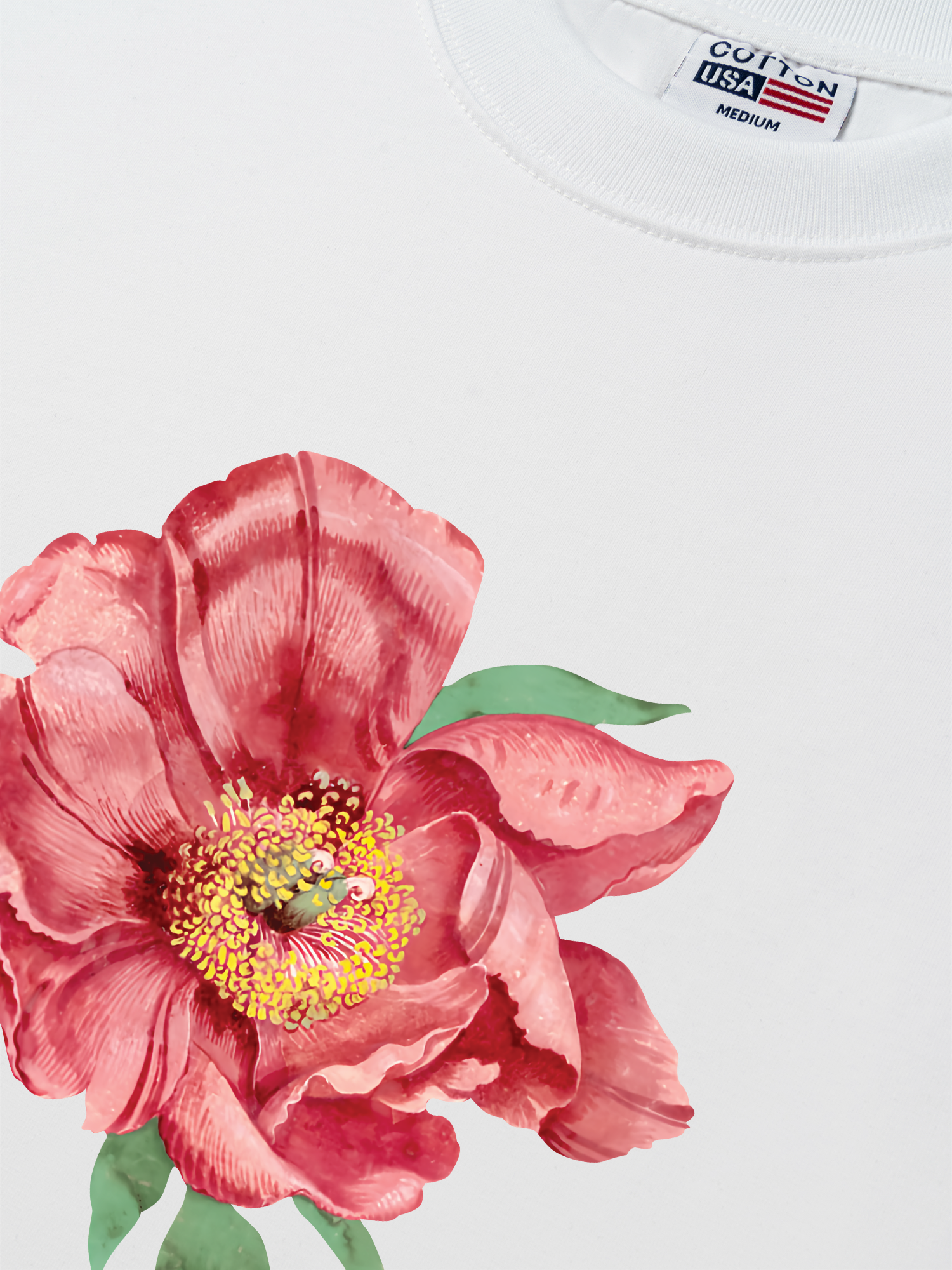 Áo Thun Relaxed Fit Tropical Bloom Like a Peony