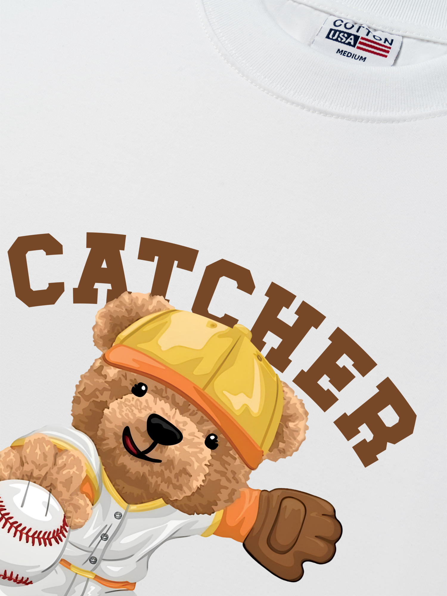 Áo Thun Relaxed Fit Baseball Catcher