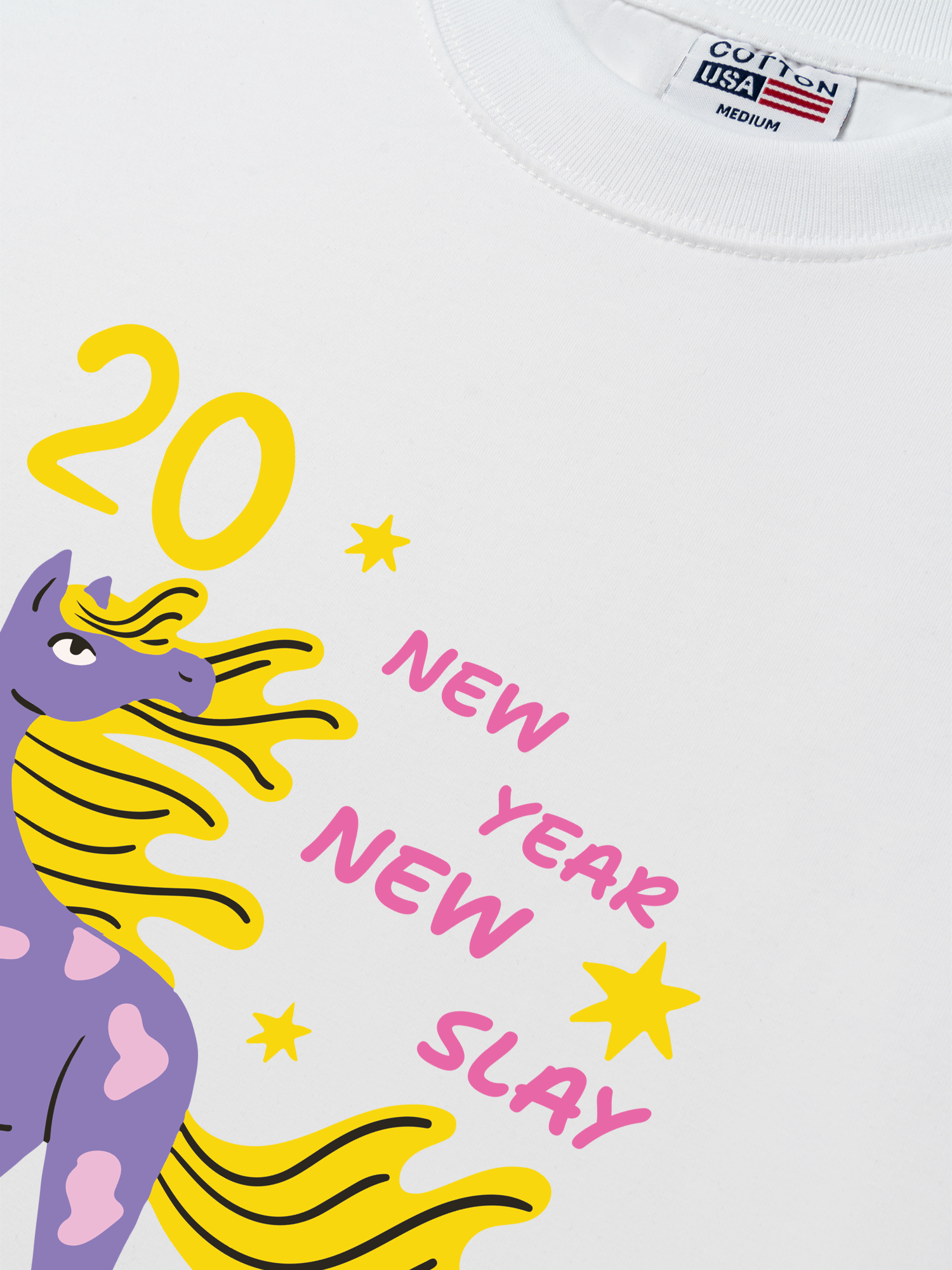 Áo Thun Relaxed Fit New Year New Slay