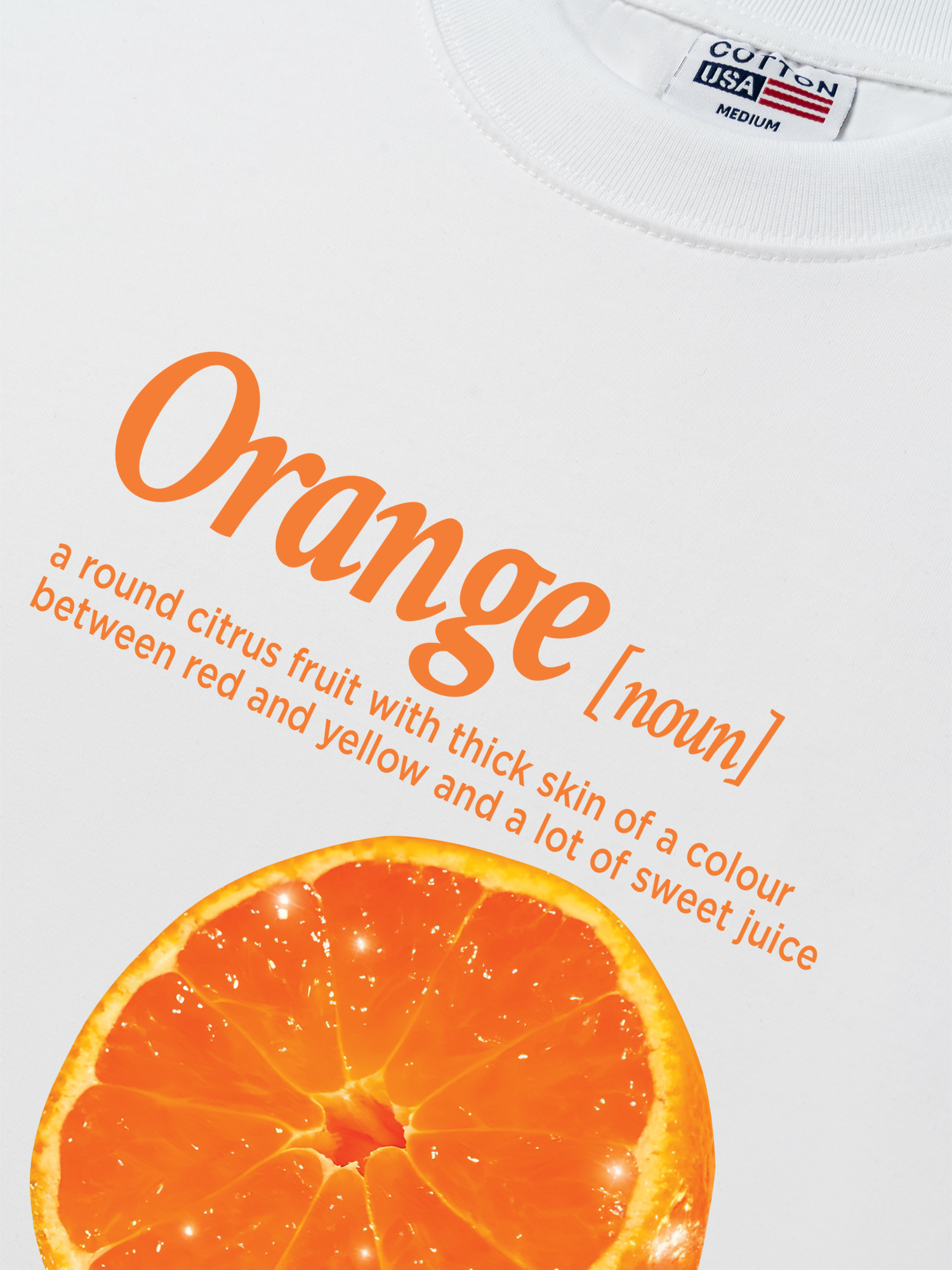 Áo Thun Relaxed Fit Tropical Orange