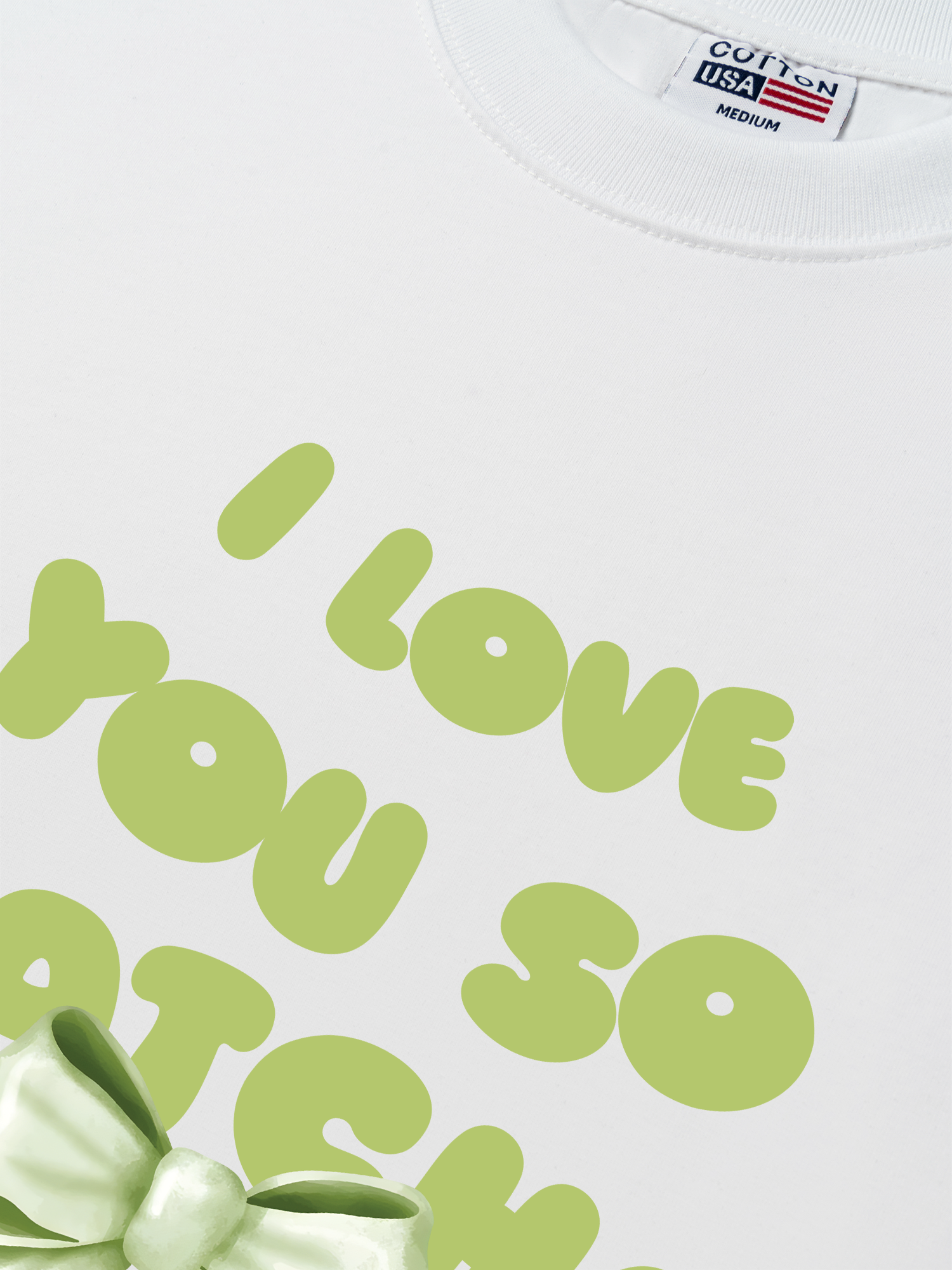 Áo Thun Relaxed Fit Daily Cup I Love You So Matcha