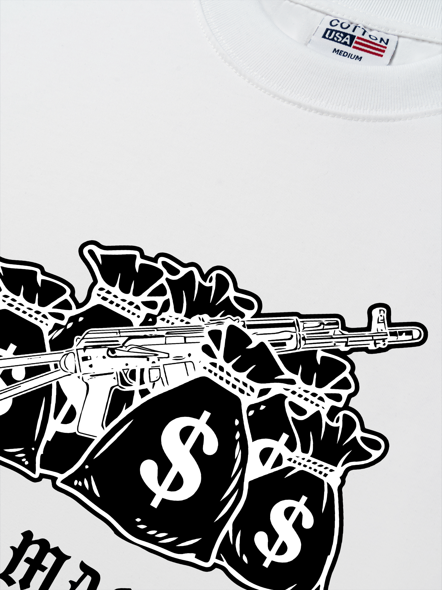 Áo Thun Relaxed Fit Money Bad Master