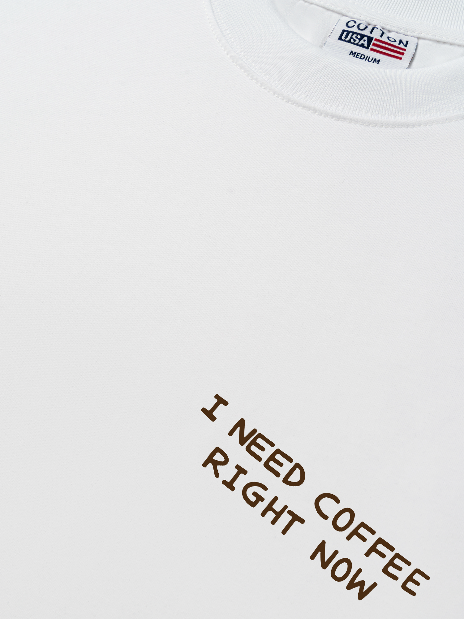 Áo Thun Relaxed Fit Daily Cup I Need Coffee Right Now