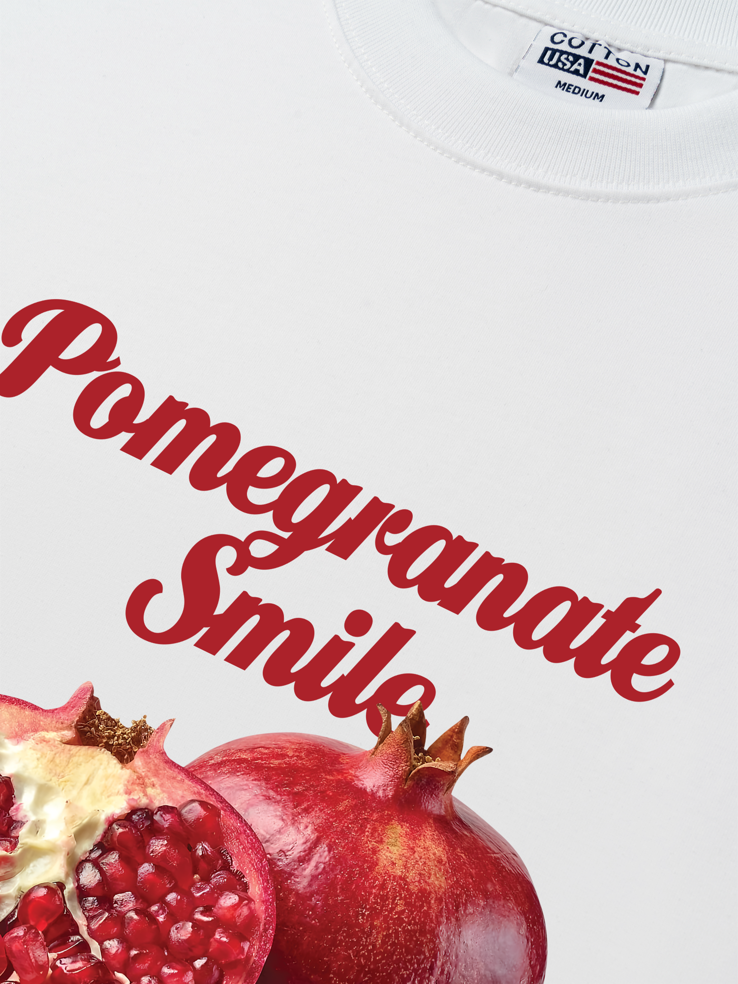 Áo Thun Relaxed Fit Tropical Pomegranate Smile
