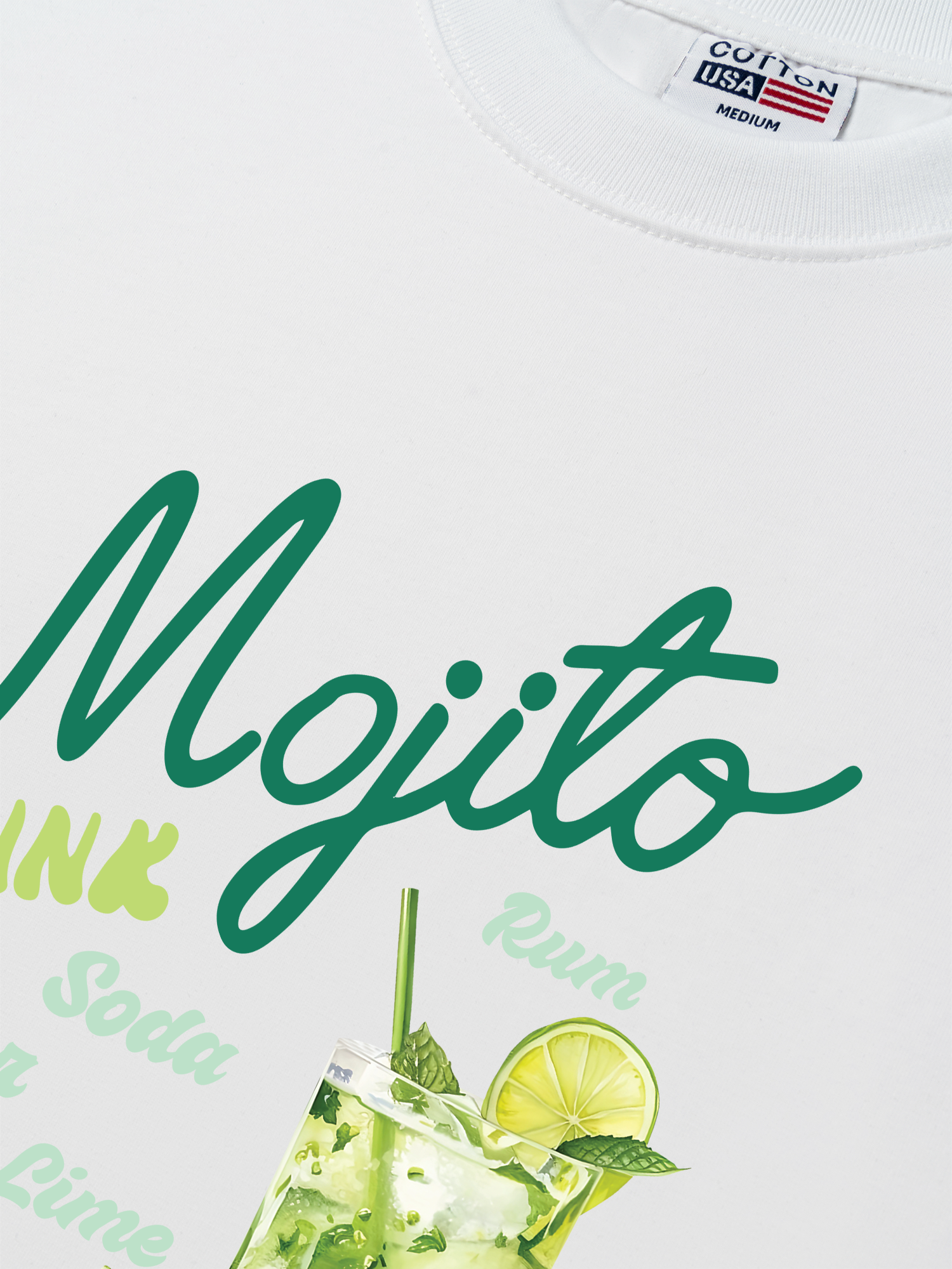 Áo Thun Relaxed Fit Mojito Drink