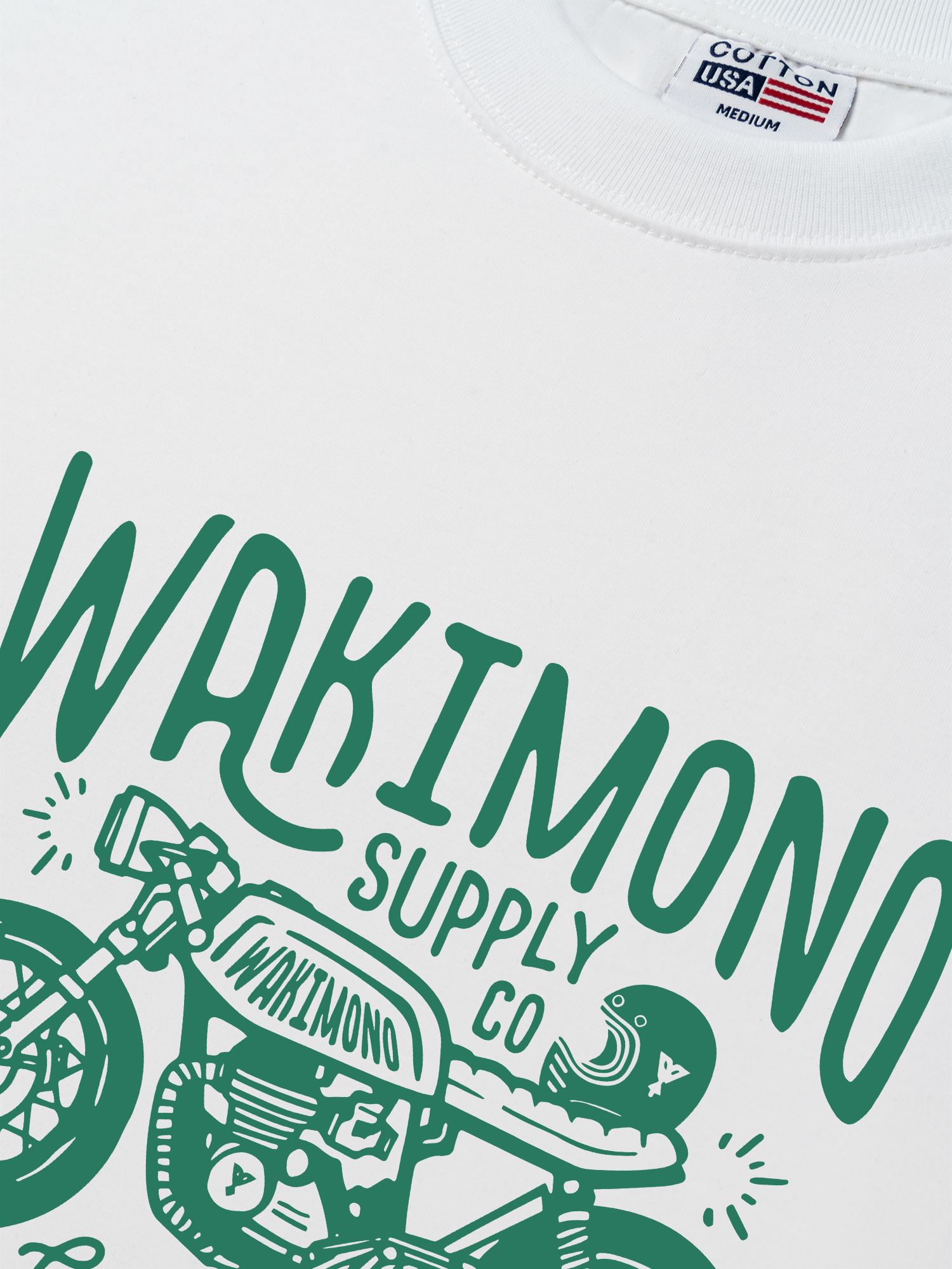 Áo Thun Relaxed Fit Motorbike WAKIMONO-01