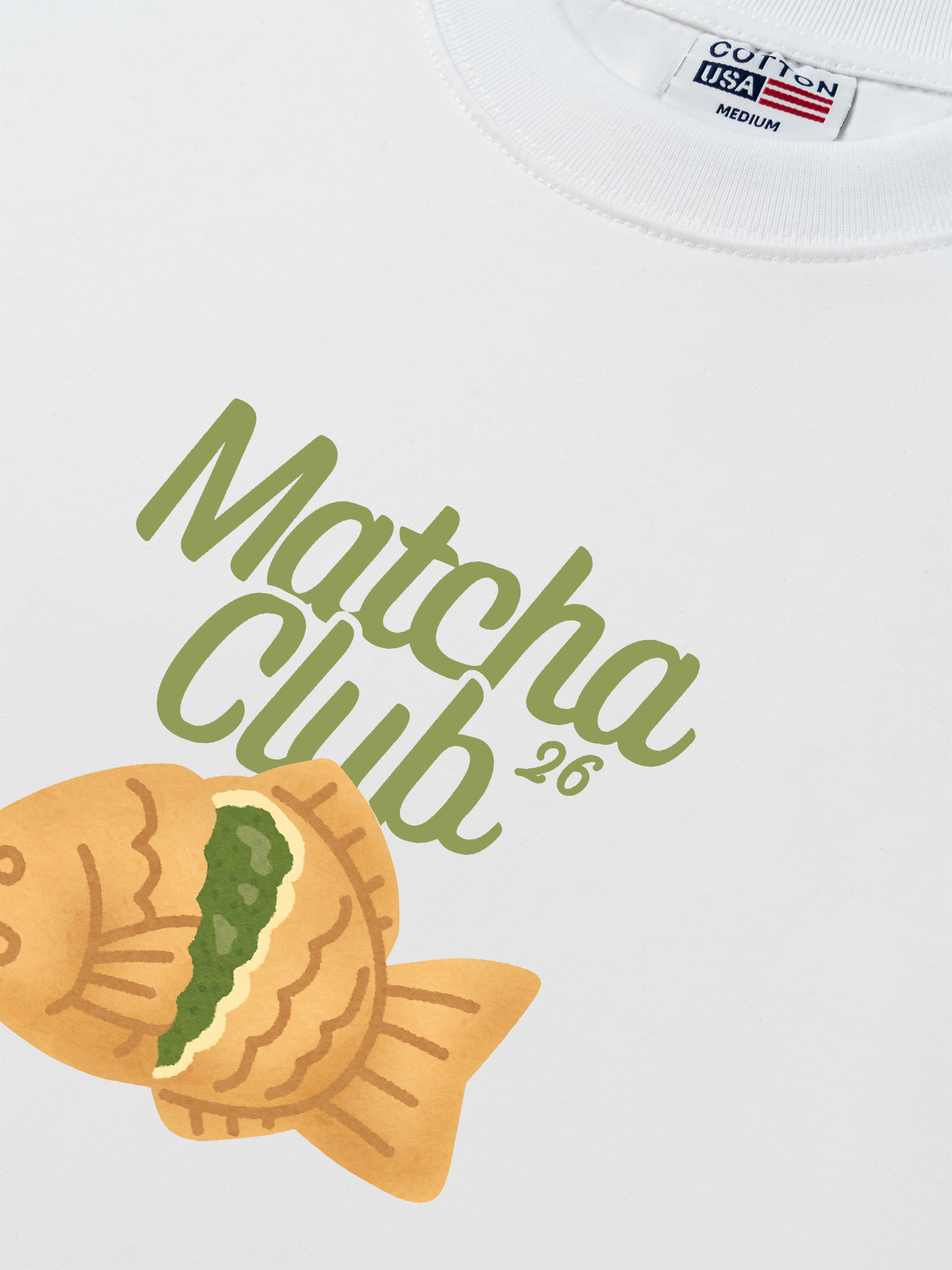 Áo Thun Relaxed Fit Matcha Club