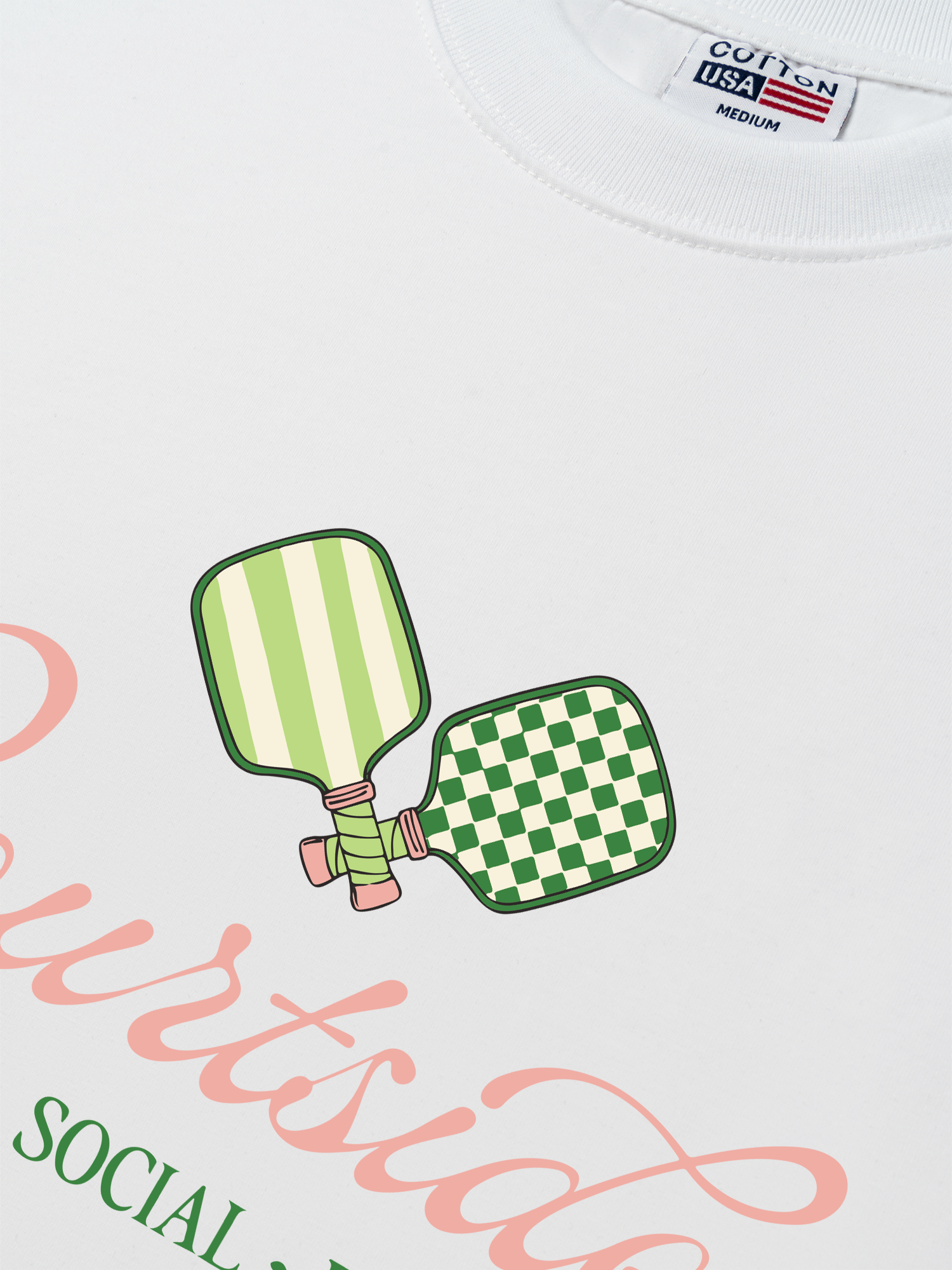 Áo Thun Relaxed Fit Pickleball Courtside Dine Social Pickle