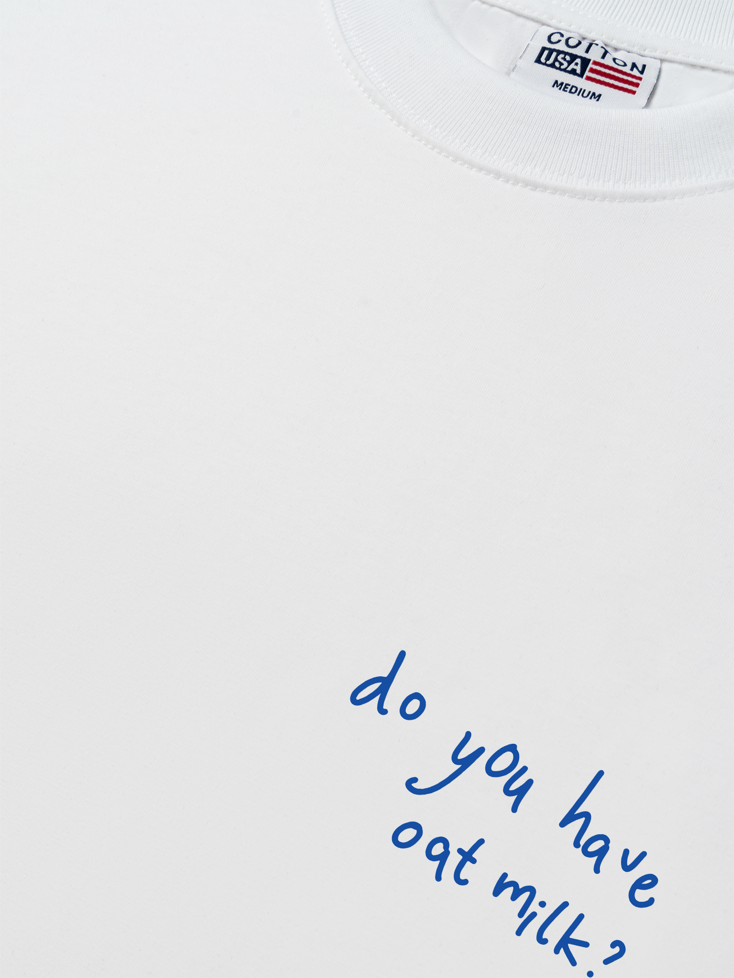 Áo Thun Relaxed Fit Daily Cup Do You Have Oat Milk