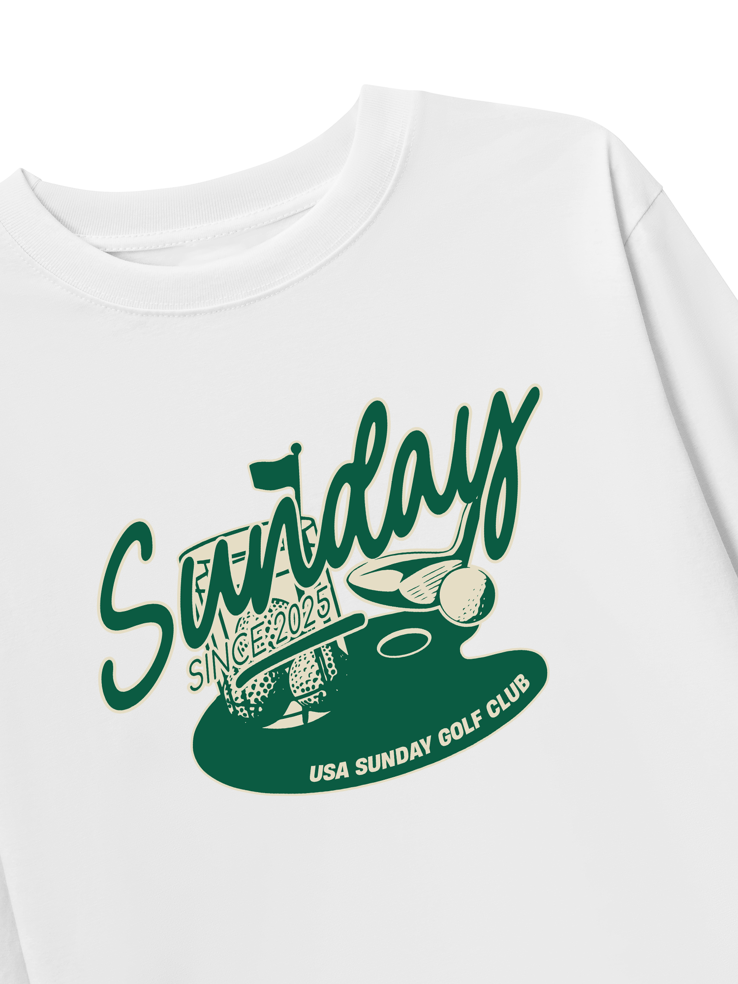 Áo Thun Dài Tay Golf USA Sunday Club