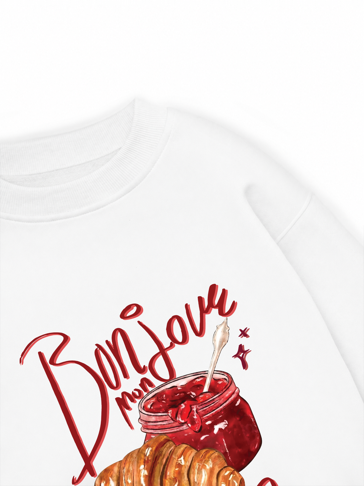 Áo Sweater Nỉ Hai Da Yummy Mood Bonjour Amour