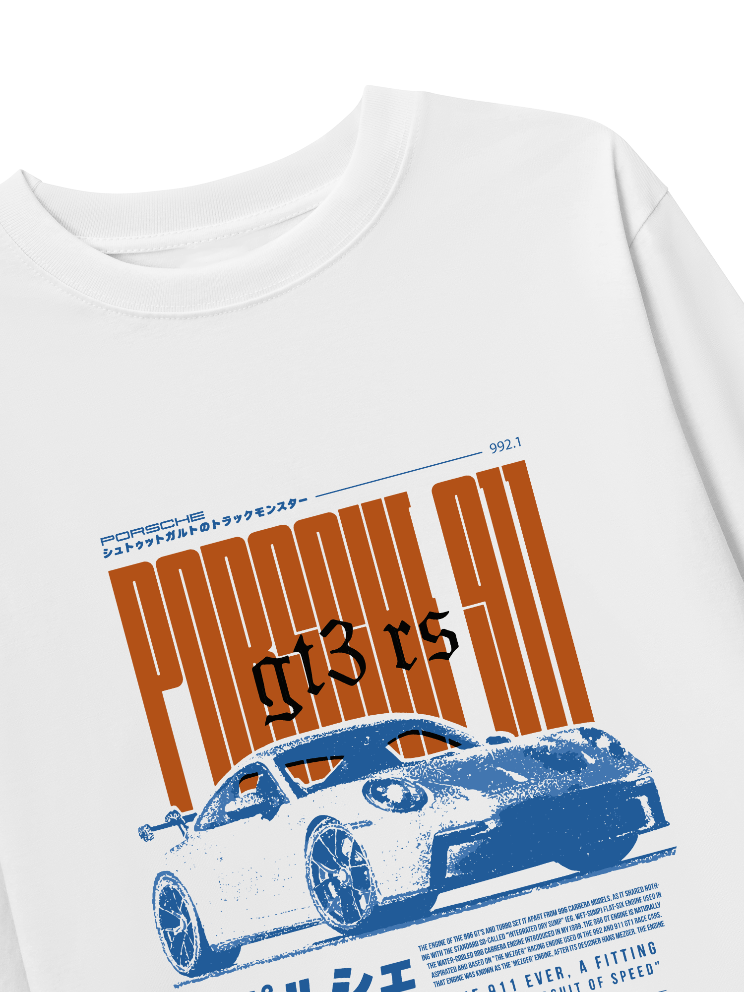 Áo Thun Dài Tay Porsche Japan Vintage GT3 RS