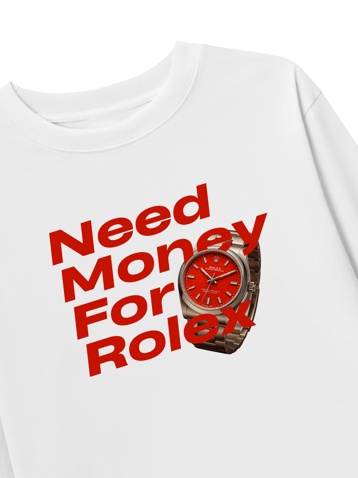 Áo Thun Dài Tay Watch Need Money For Rolex