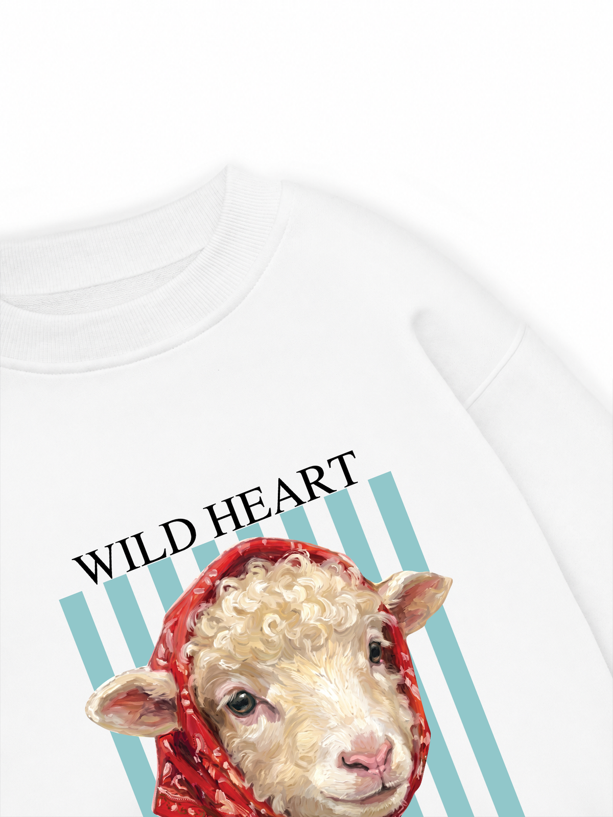 Áo Sweater Nỉ Hai Da Farm Wild Heart Sweet Soul