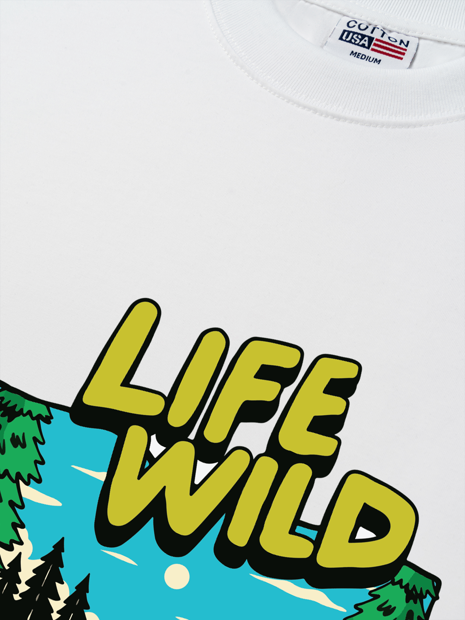 Áo Thun Relaxed Fit Adventure Life Wild
