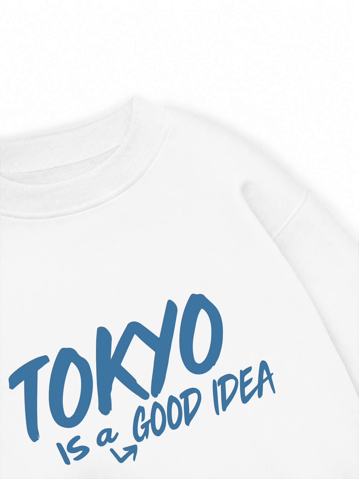 Áo Sweater Nỉ Hai Da City Tokyo Always Is A Good Idea