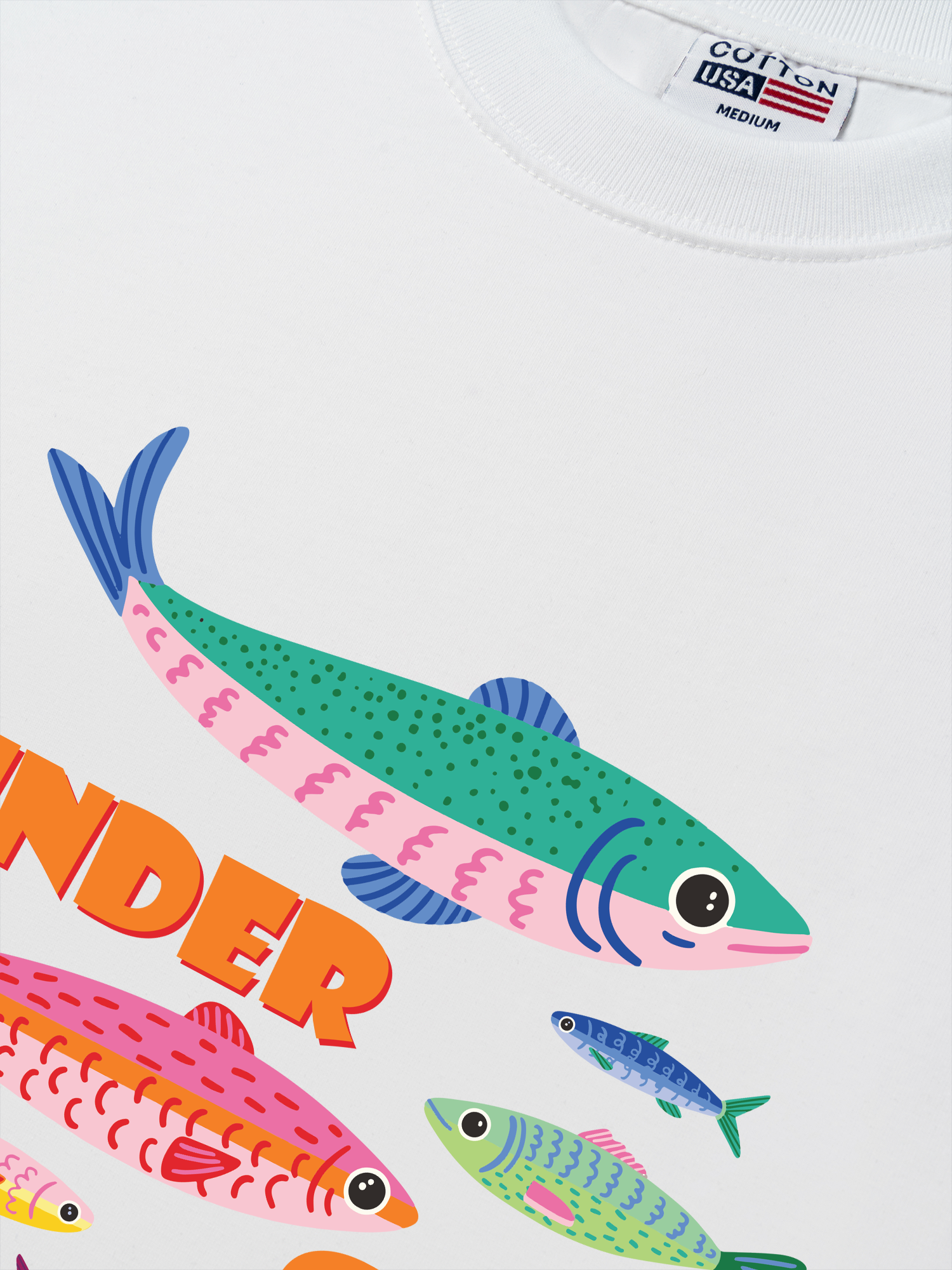 Áo Thun Relaxed Fit Tshirt Tropical Sardine