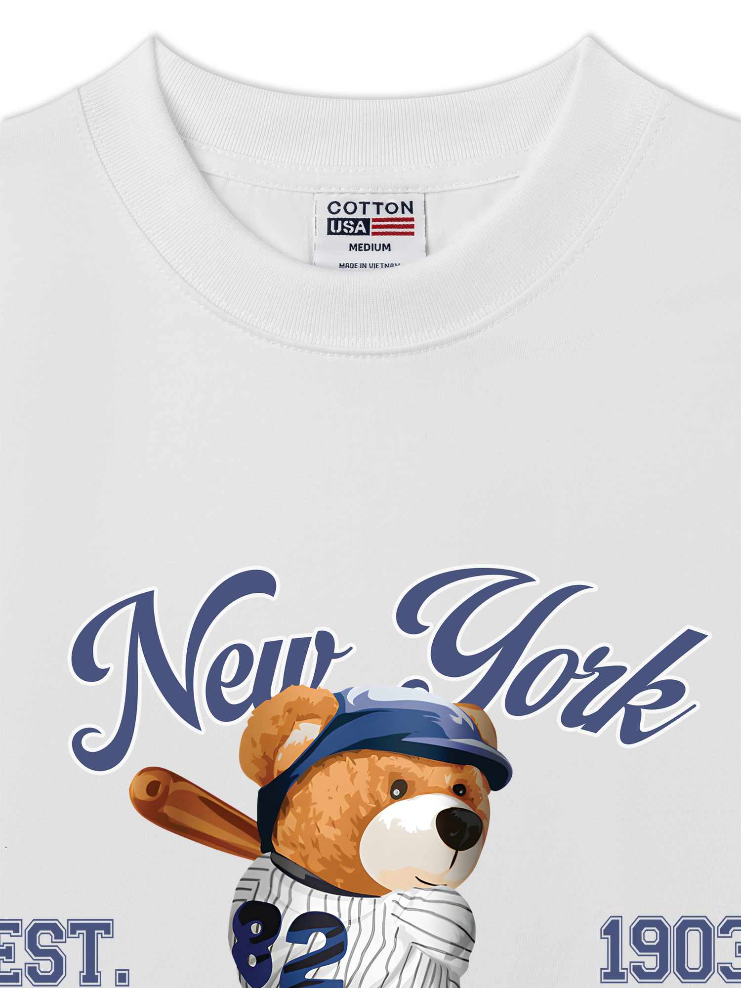 Áo Thun Relaxed Fit New York Baseball