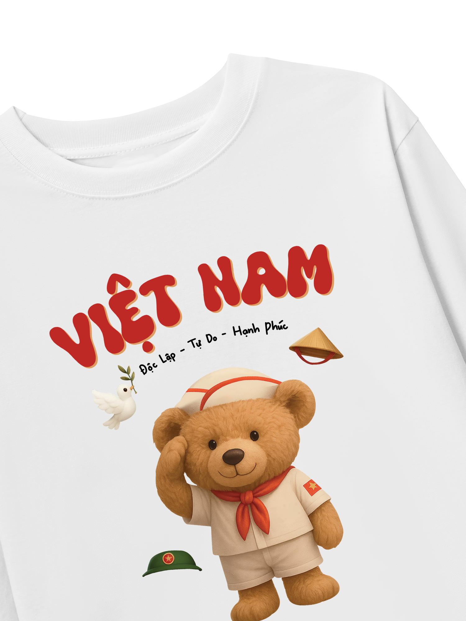 Áo Thun Dài Tay Việt Nam Teddy