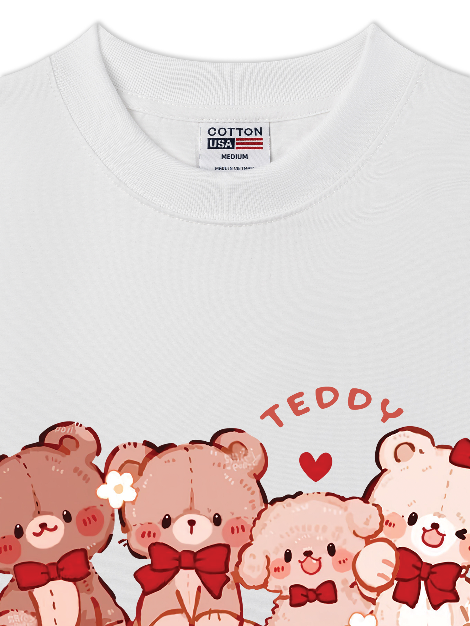 Áo Thun Relaxed Fit Sweet Teddy