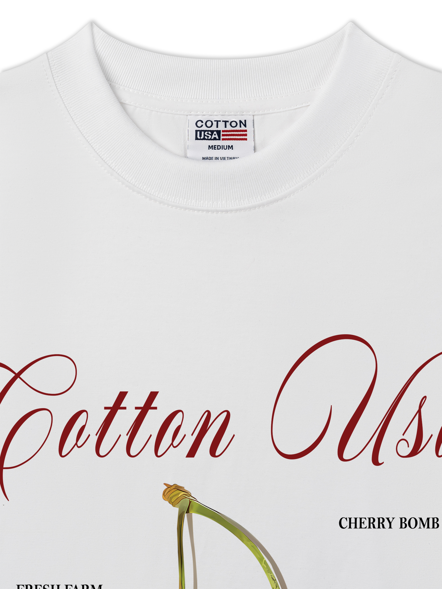 Áo Thun Relaxed Fit Cherry Classic Cherru Club Pink Plaid