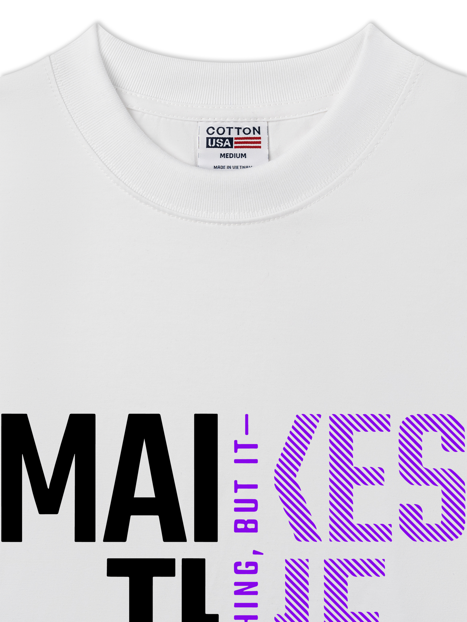 Áo Thun Relaxed Fit Money Motivational Modern Typographic