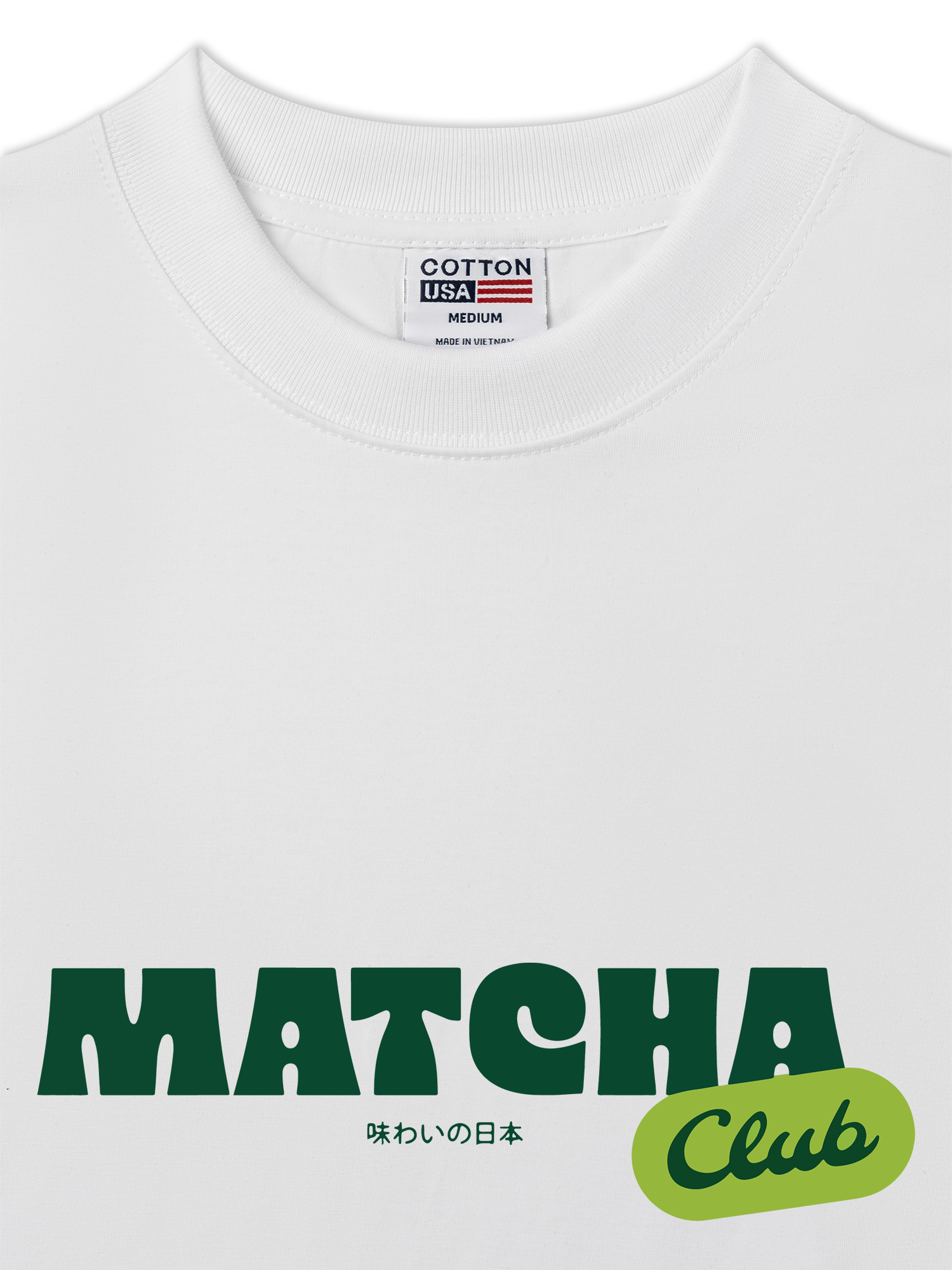 Áo Thun Relaxed Fit Daily Cup Matcha Club