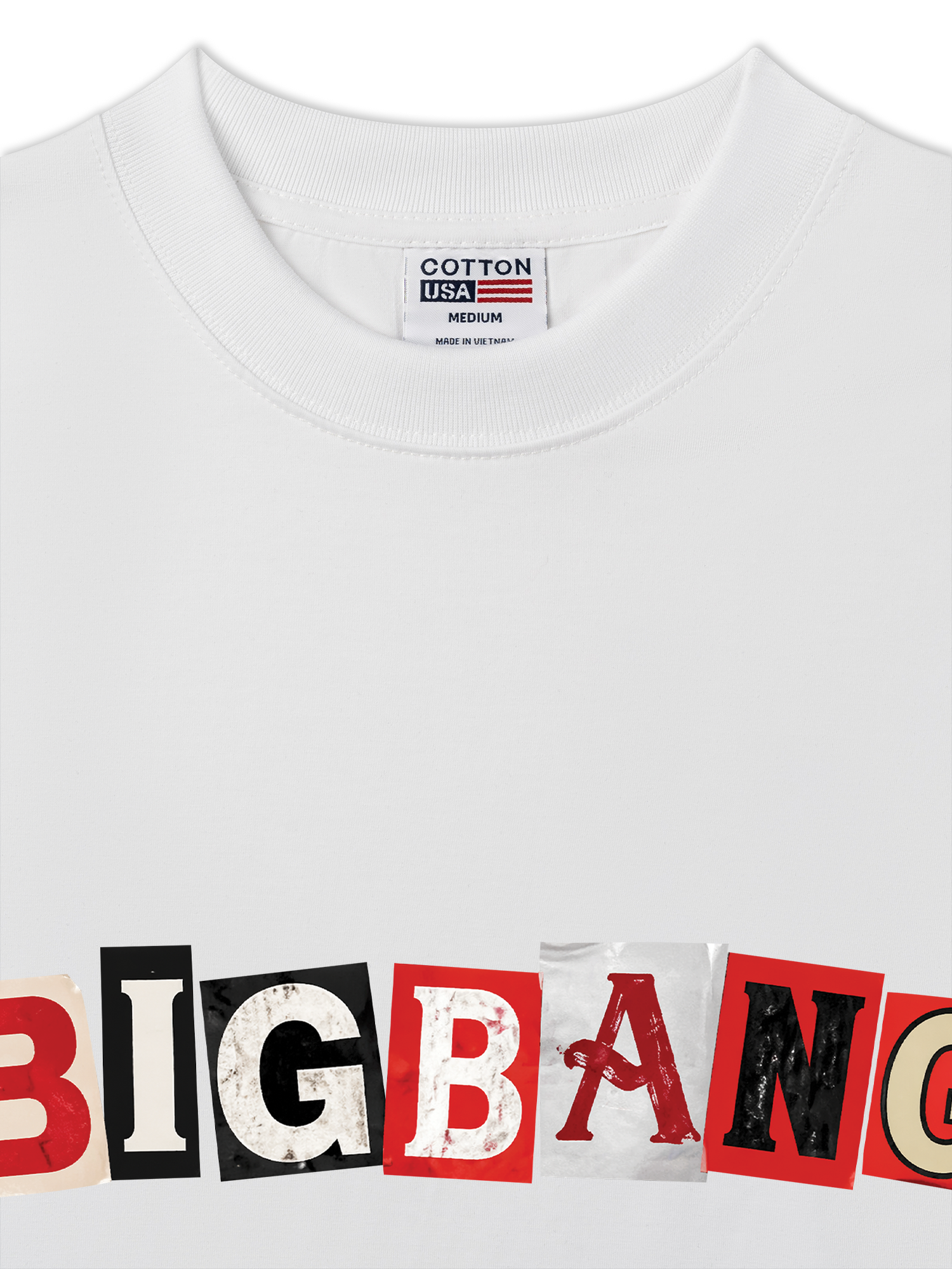 Áo Thun Relaxed Fit Idol Big Bang Futuristic Chrome Graphic Tee
