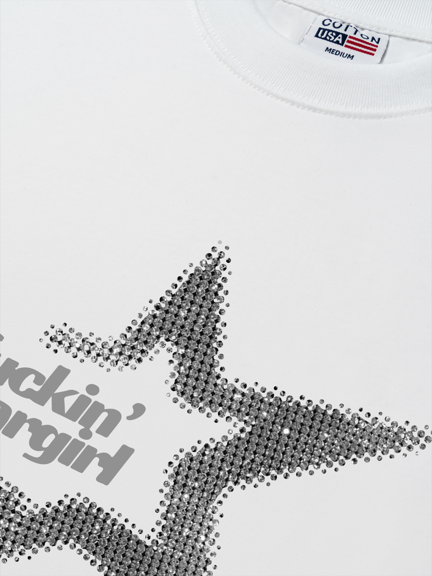 Áo Thun Relaxed Fit Bling Fuckin' Stargirl