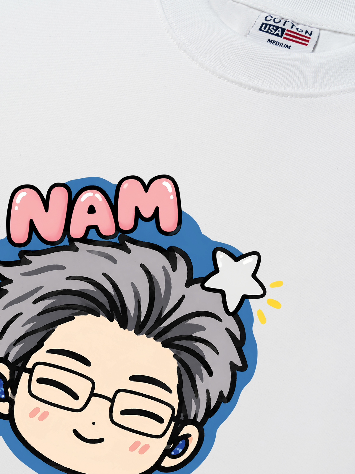 Áo Thun Relaxed Fit RM Chibi