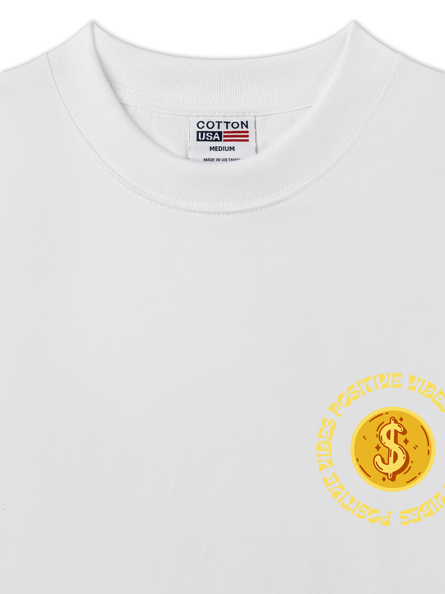 Áo Thun Relaxed Fit Money Positive Vibe