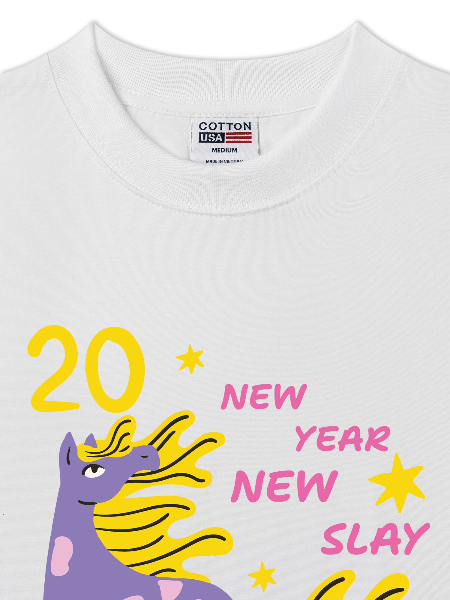 Áo Thun Relaxed Fit New Year New Slay