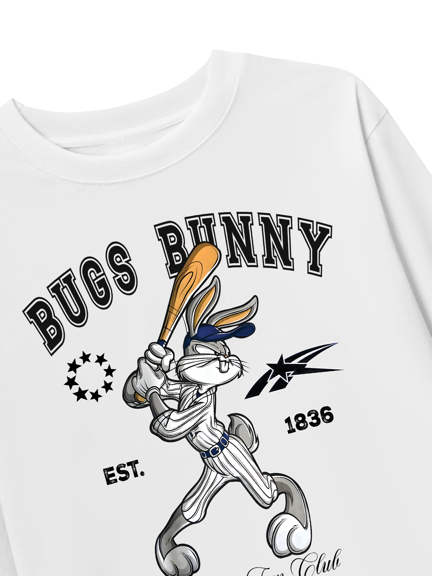 Áo Thun Dài Tay Baseball Bugs Bunny