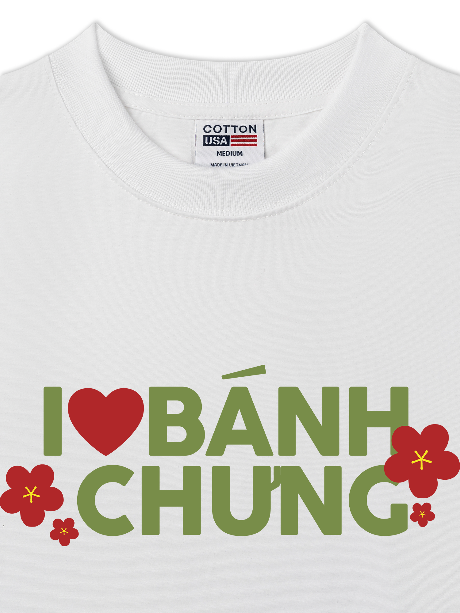 Áo Thun Relaxed Fit I Love Bánh Chưng