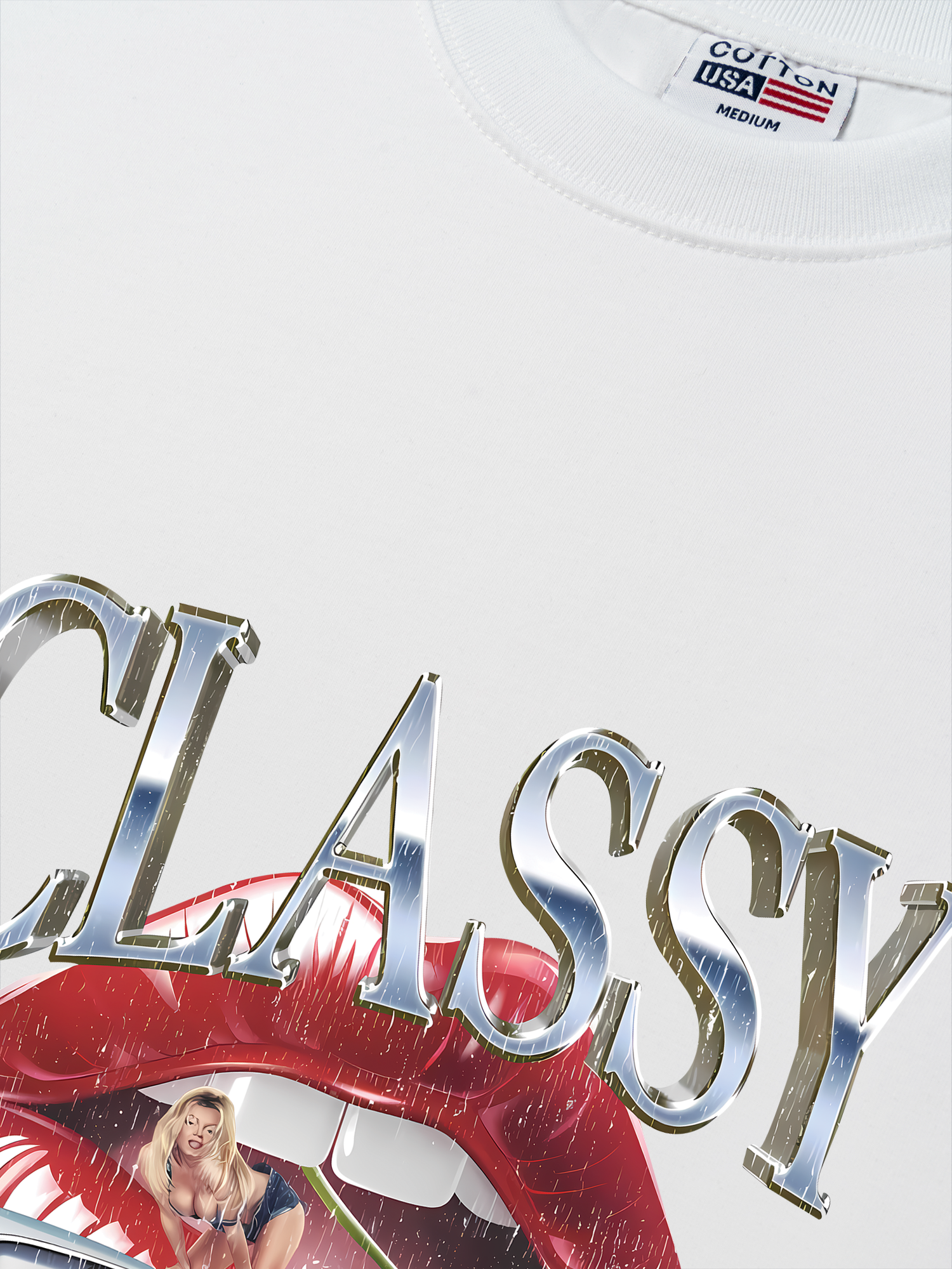 Áo Thun Relaxed Fit Cherry Vintage Classy