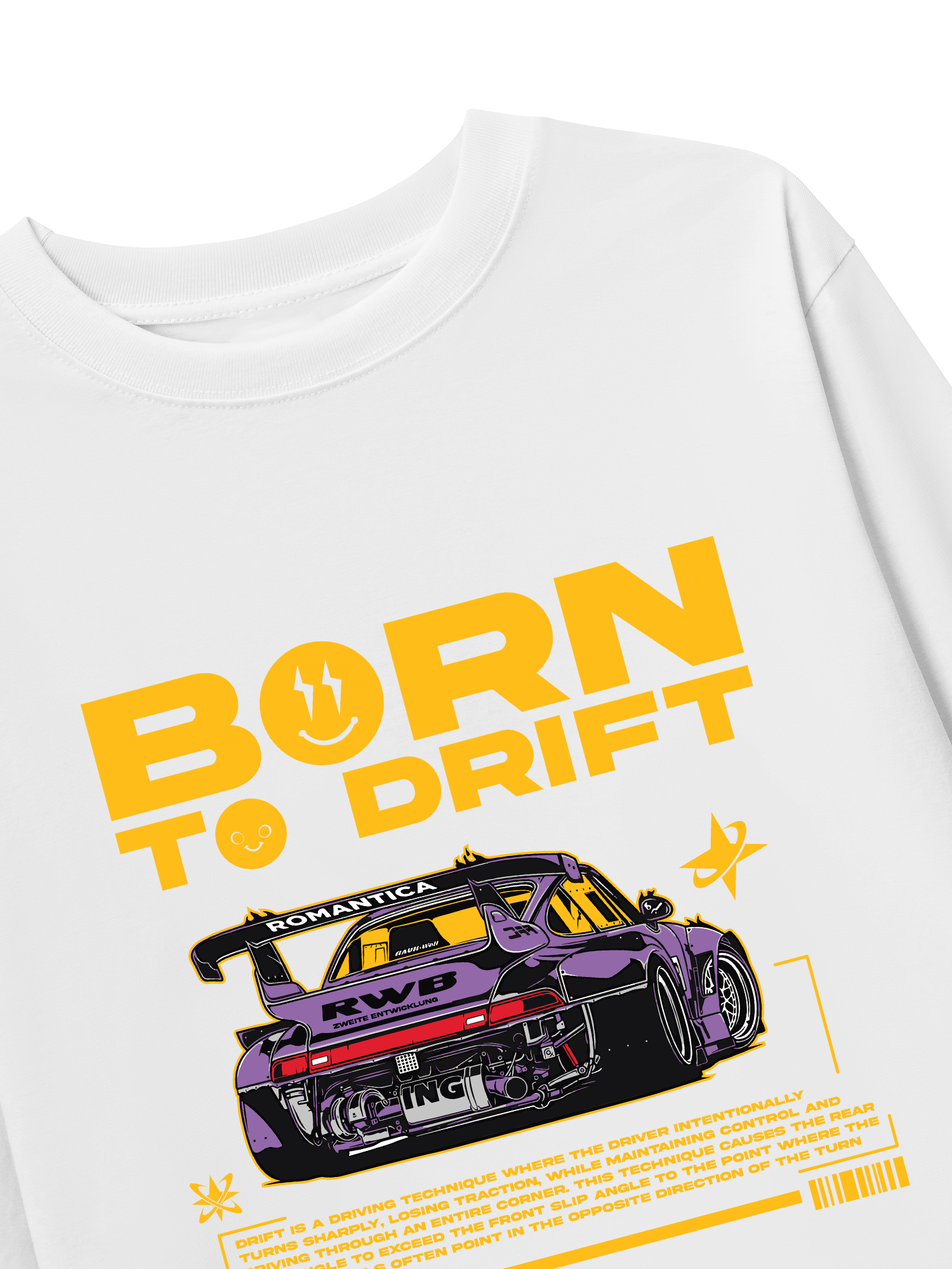 Áo Thun Dài Tay Porsche Born To Drift