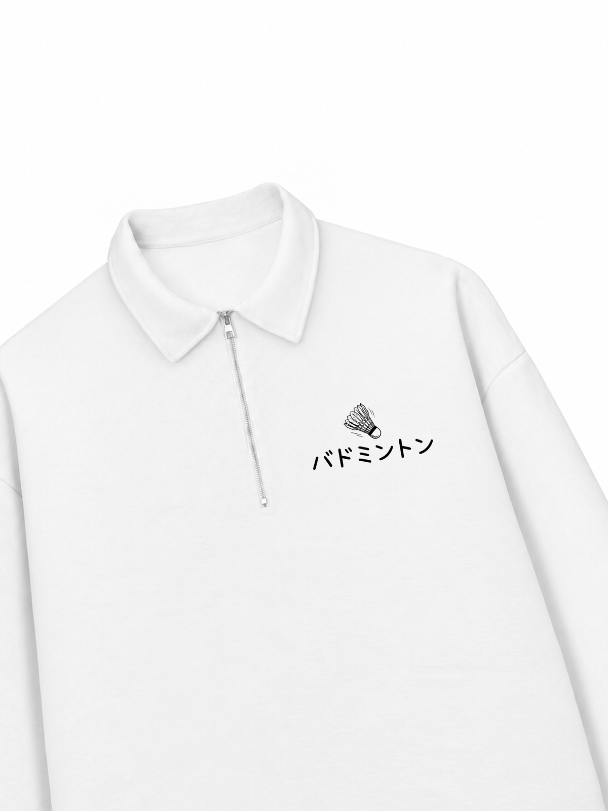 Áo Sweater Polo Nỉ Hai Da Badminton Tokyo