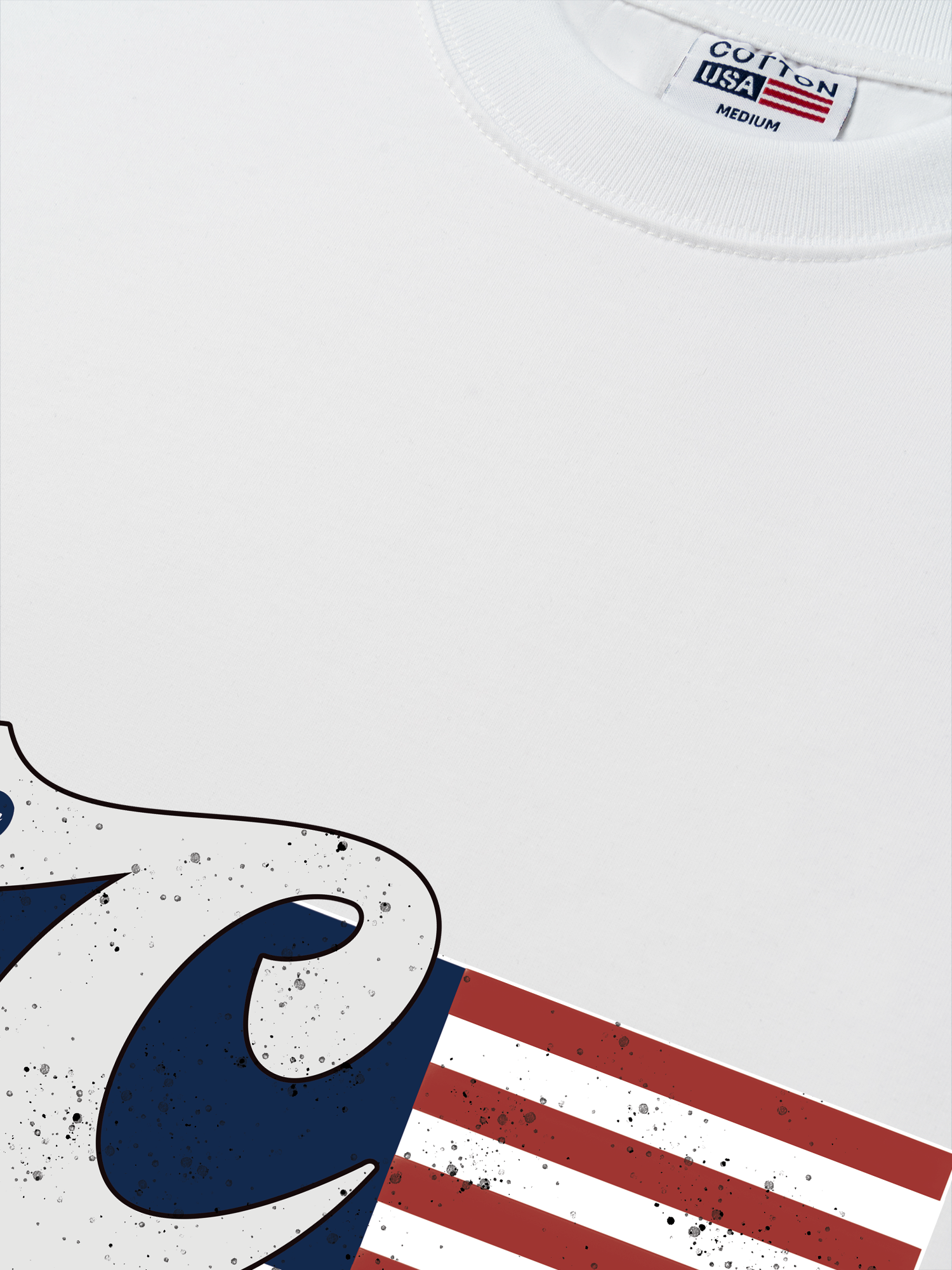 Áo Thun Relaxed Fit USA Vintage Flag