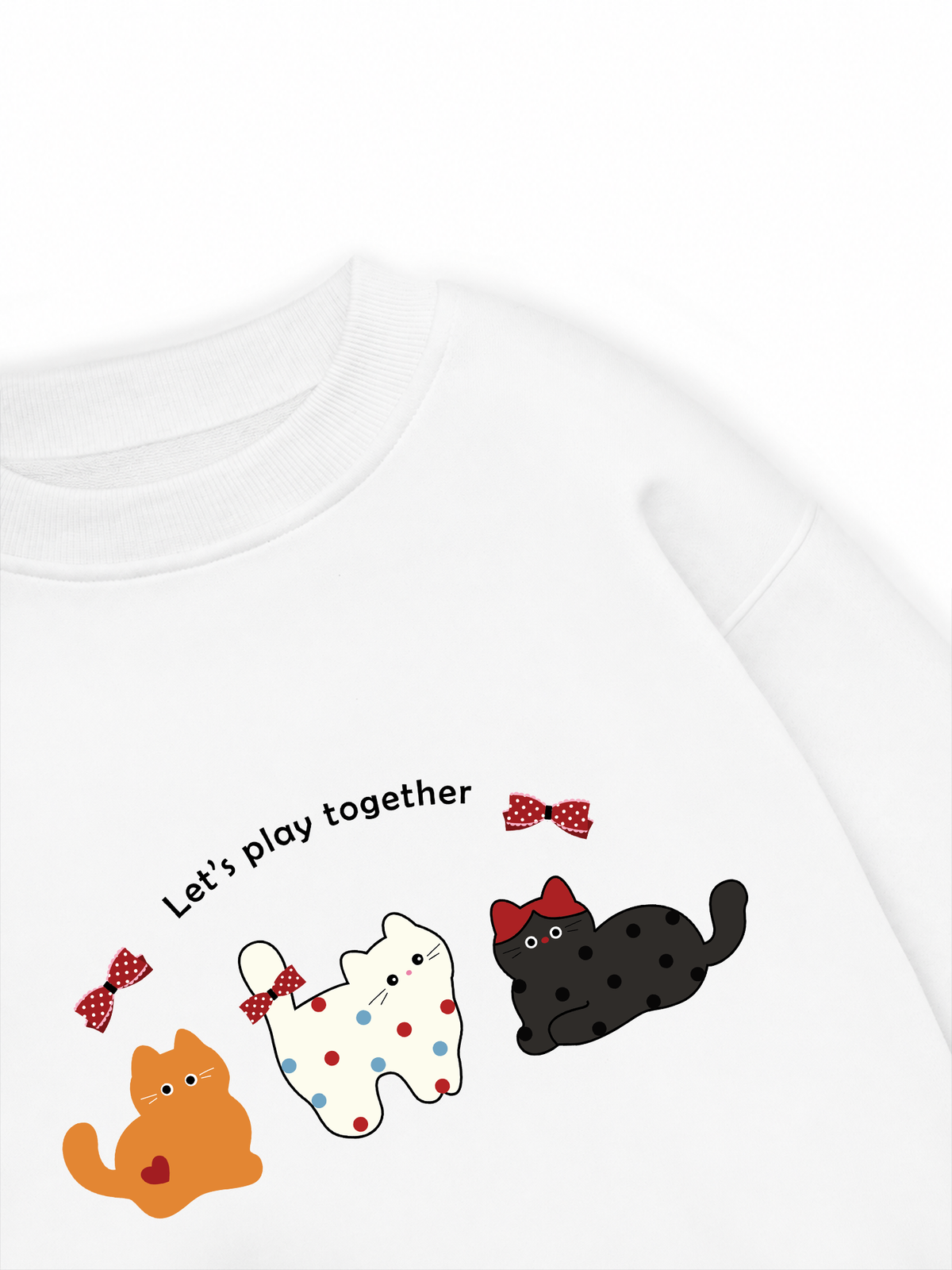 Áo Sweater Nỉ Hai Da Dotty Mood Play Together