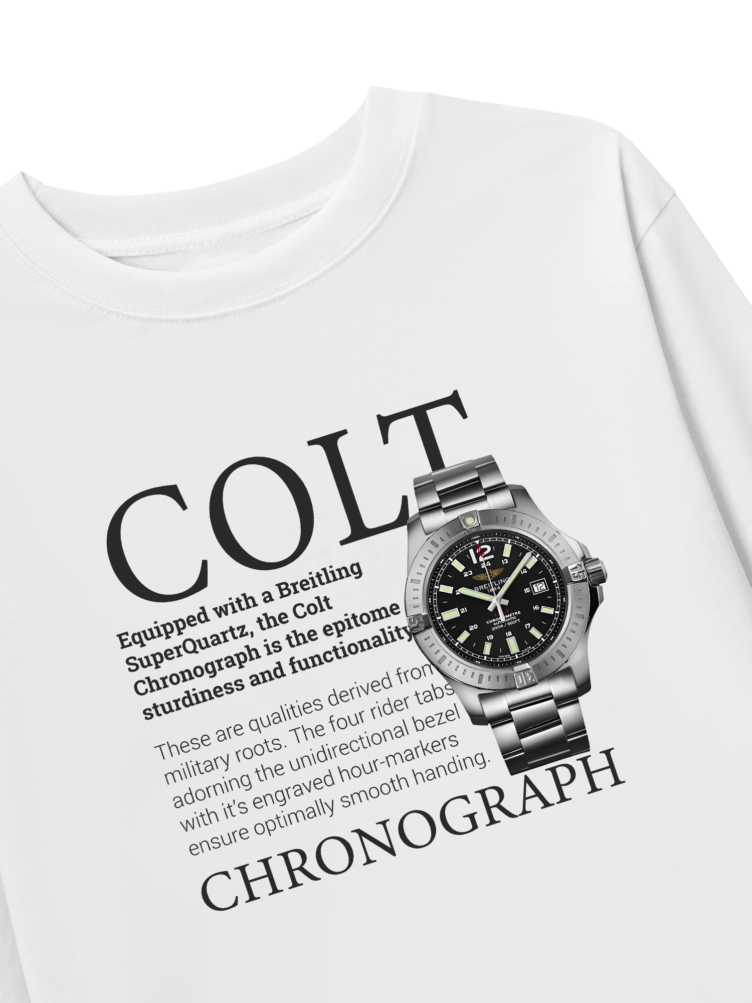 Áo Thun Dài Tay Watch Colt Chronograph