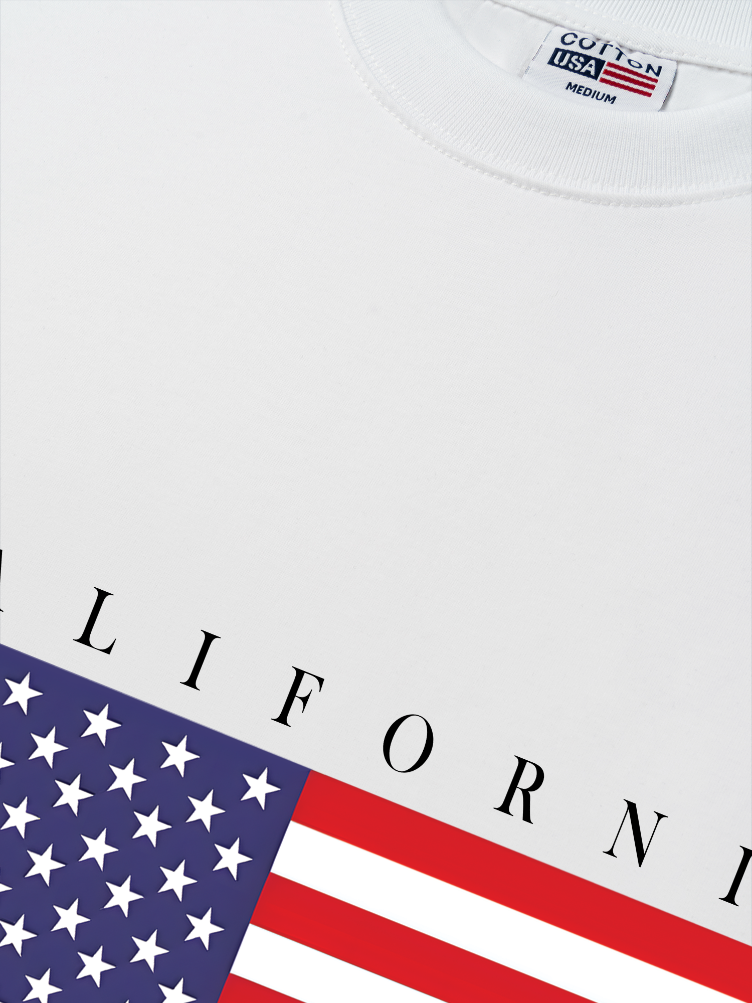 Áo Thun Relaxed Fit USA California Basic Style