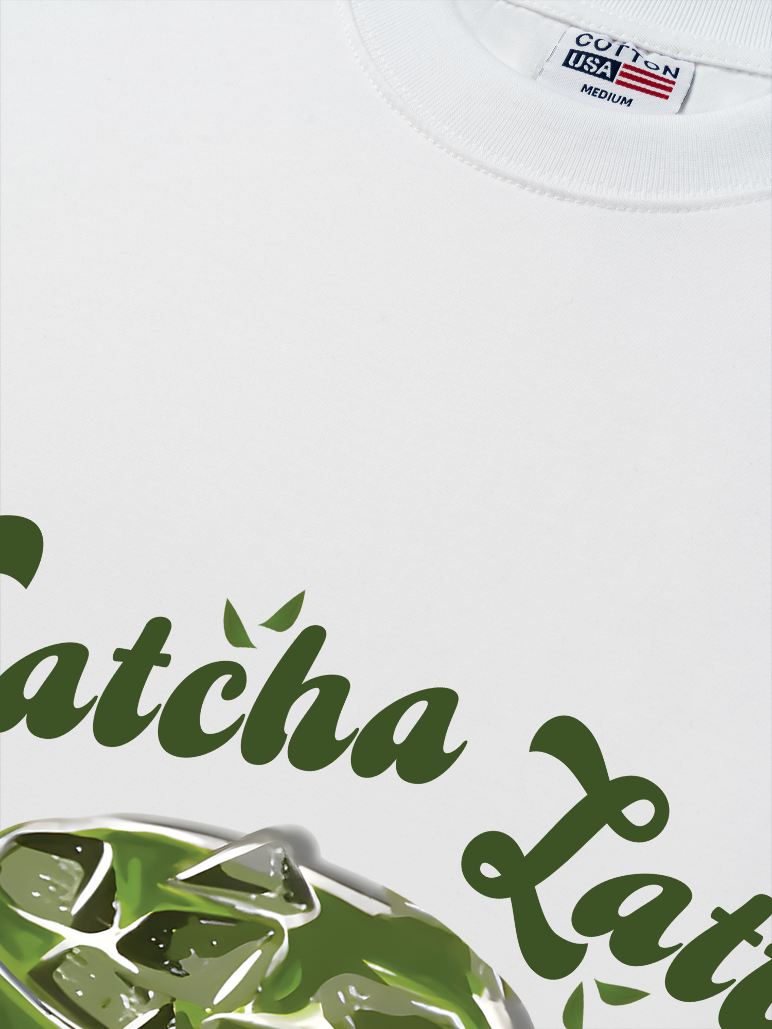 Áo Thun Relaxed Fit Tropical Matcha