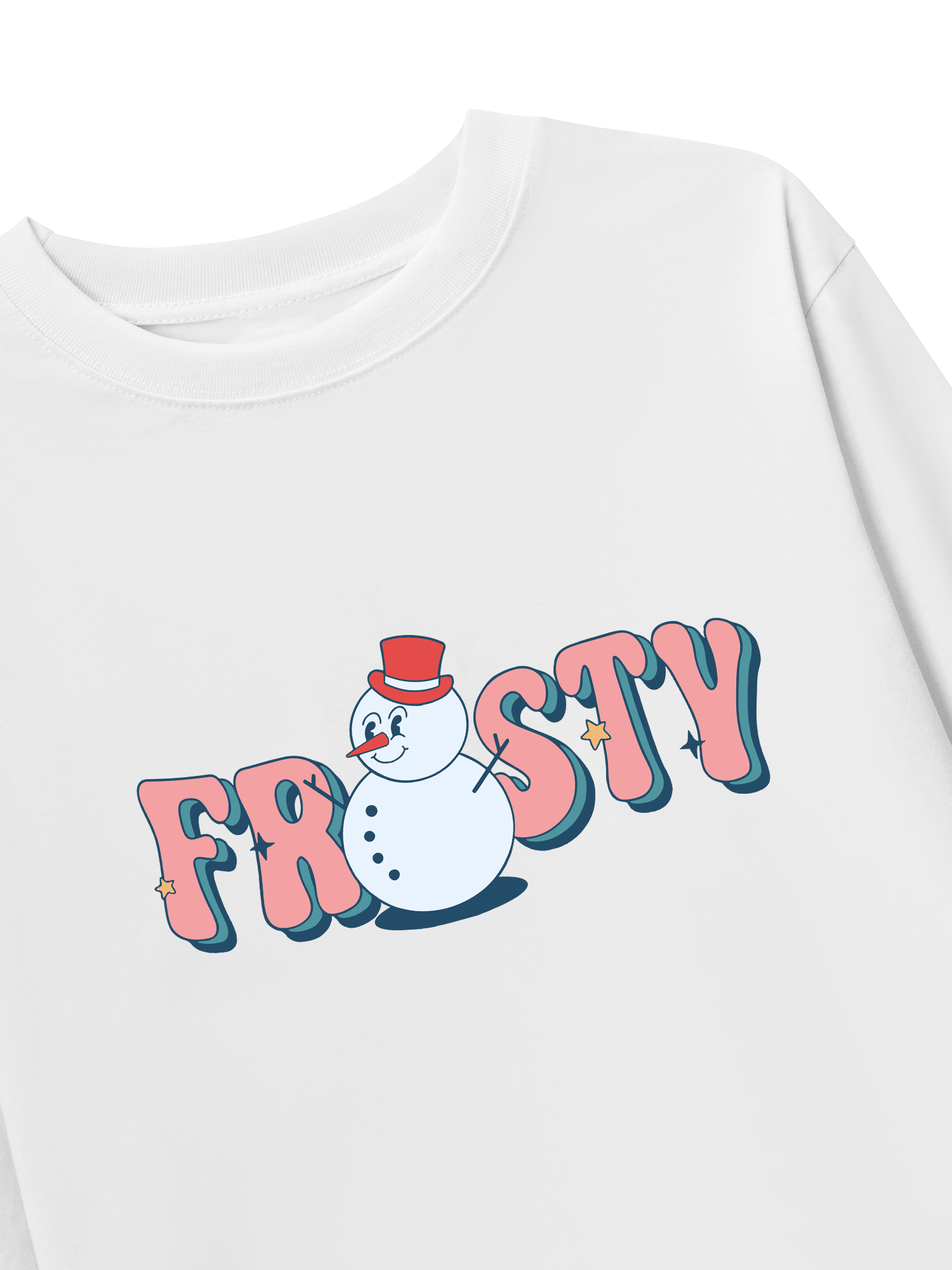 Áo Thun Dài Tay Frosty Snowman