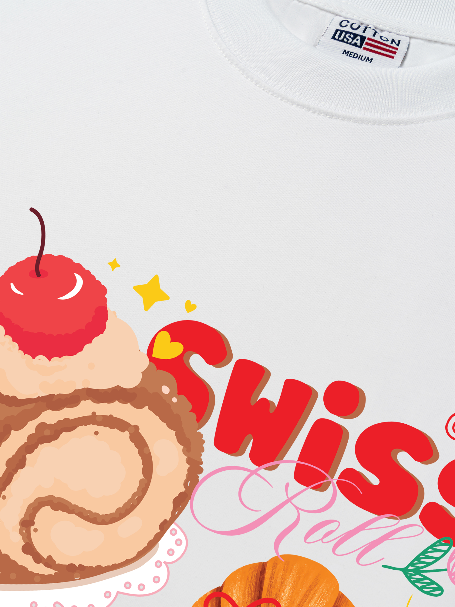 Áo Thun Relaxed Fit Swiss Roll