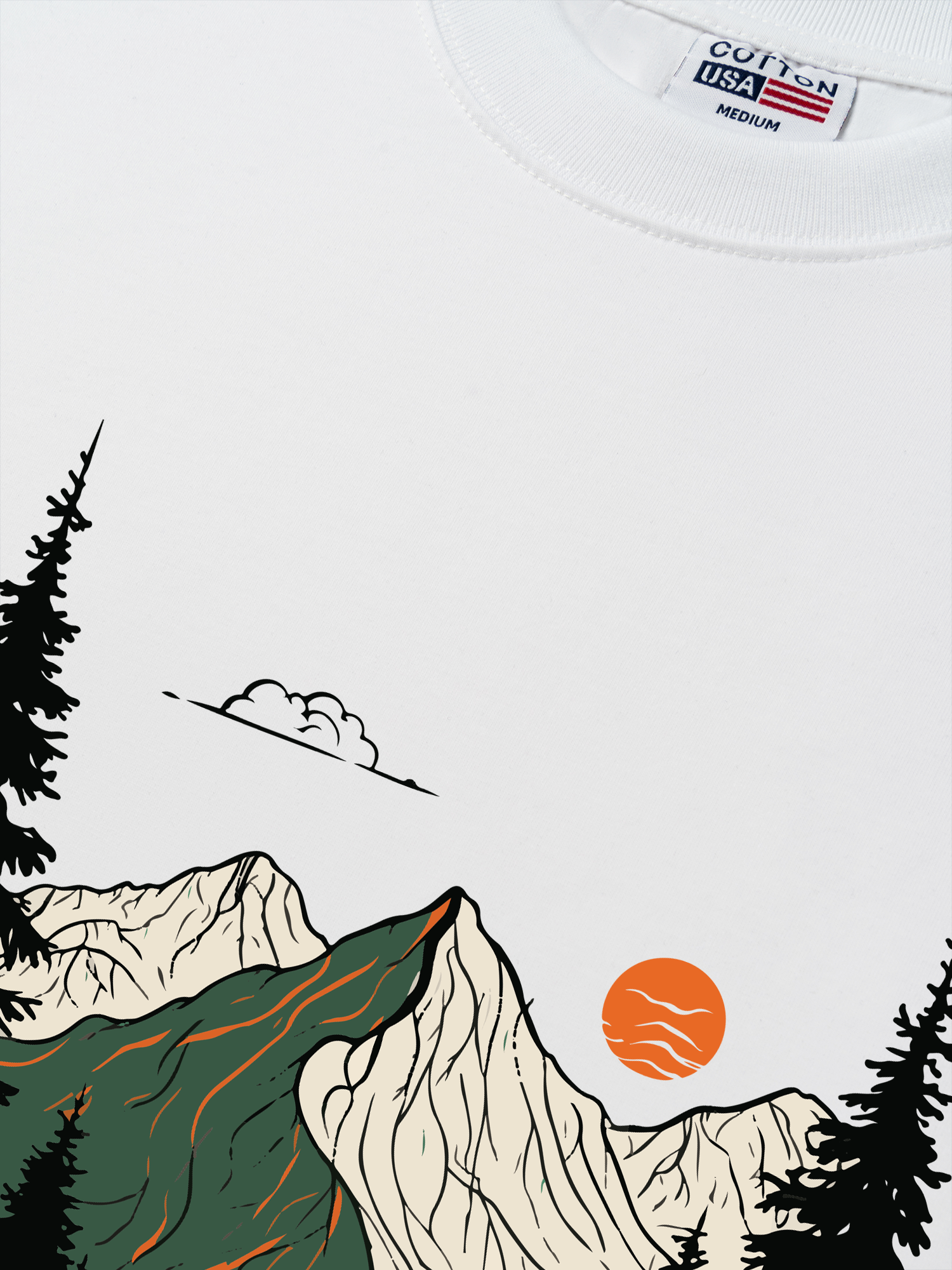 Áo Thun Relaxed Fit Adventure Road To The Wild