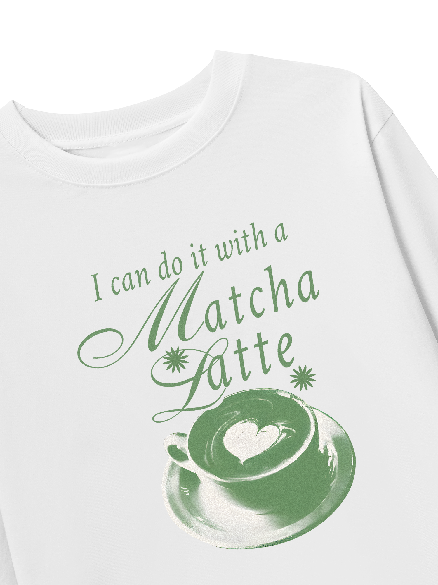 Áo Thun Dài Tay I Can Do It With A Matcha Latte